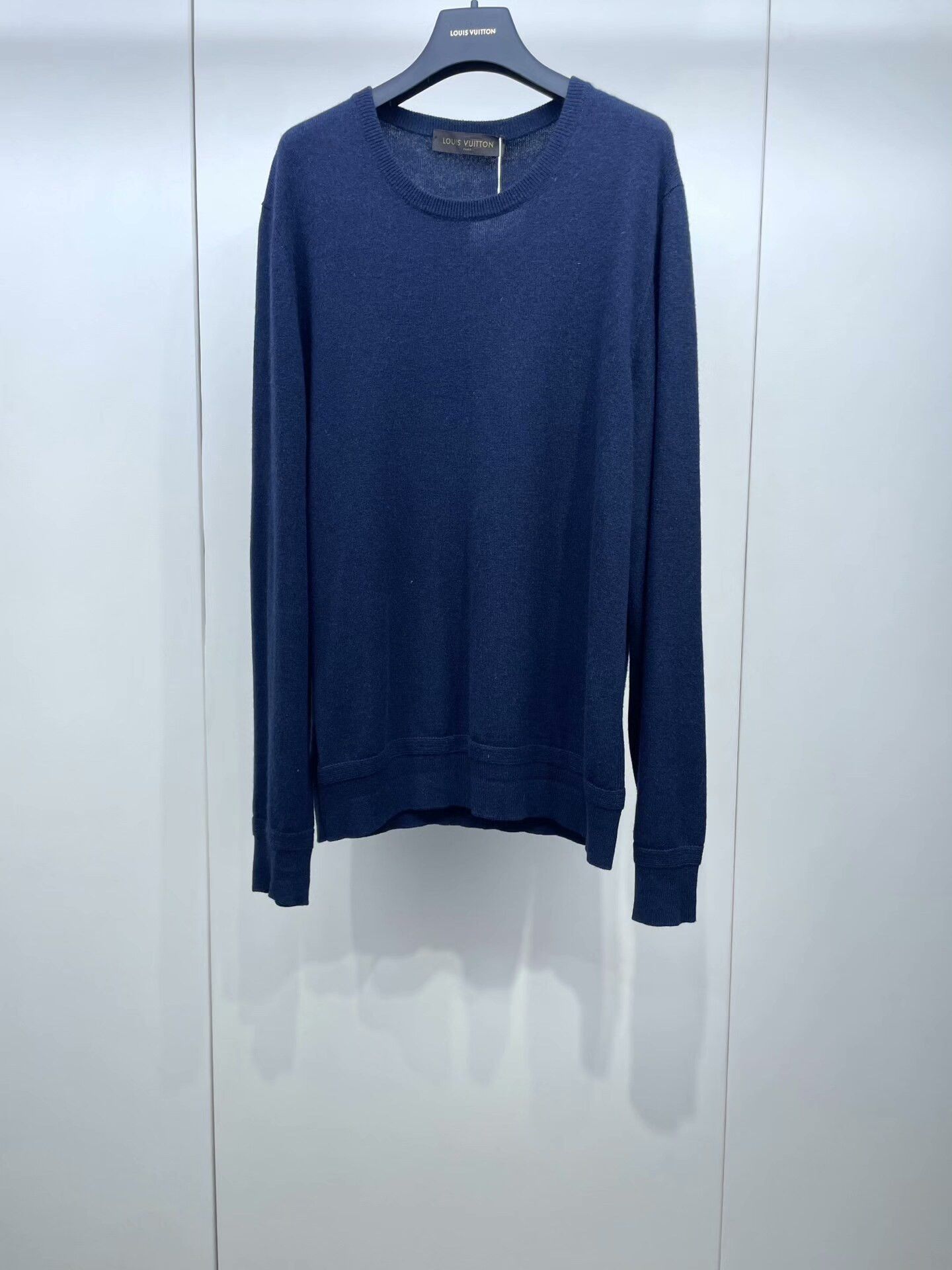 Louis Vuitton LV Dark Blue Cashmere Knit Sweater Size US XL / EU 56 / 4 - 1 Thumbnail