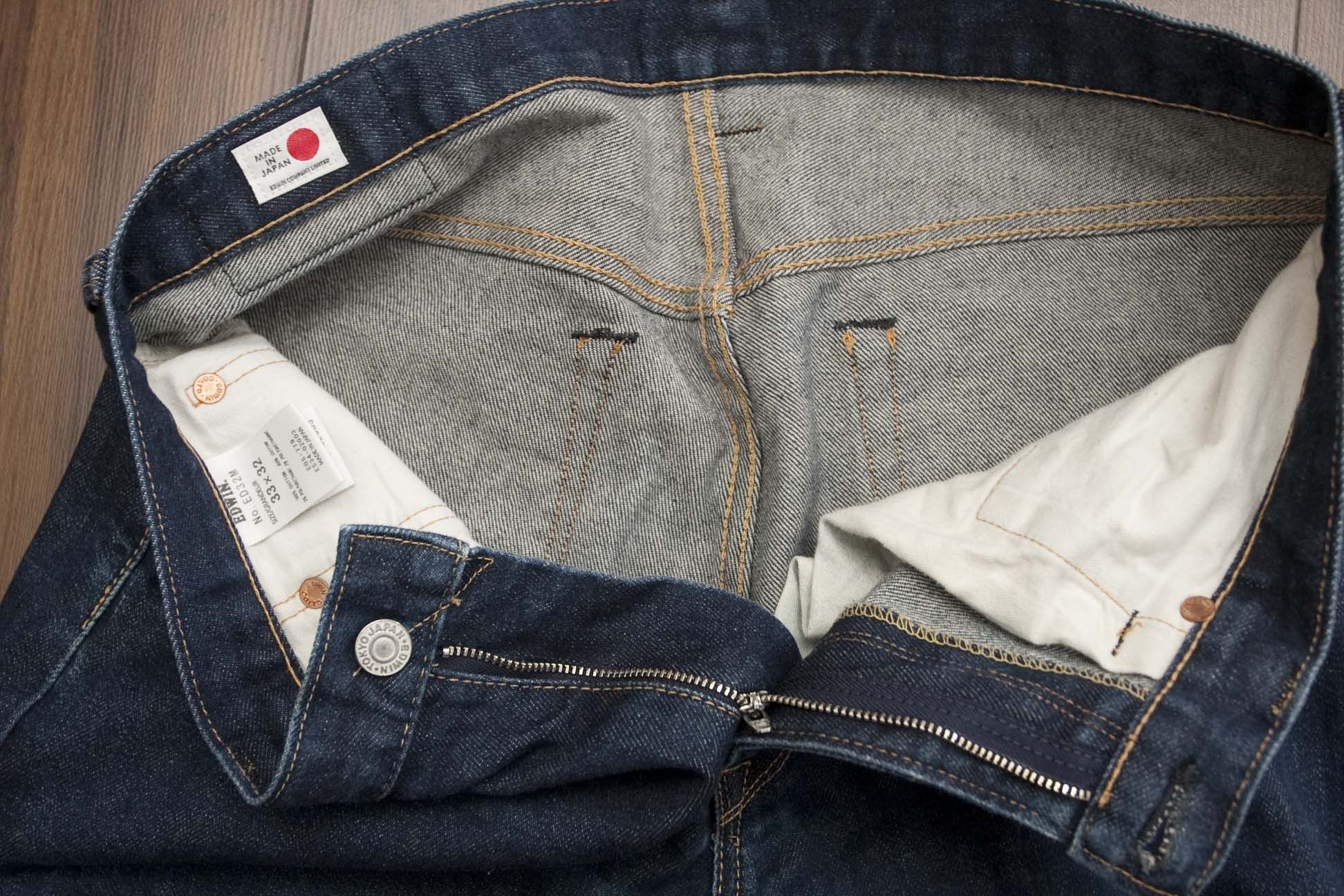 Edwin Edwin Jeans Selvedge Made in Japan Size 33x32 Dark Blue Size US 33 - 6 Thumbnail