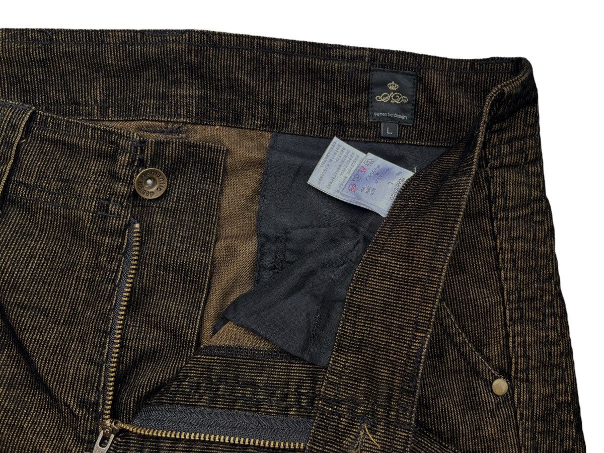 semanticdesign Semantic Design Japan Courduroy Wax Rusty Pants 35x29.5 Size US 35 - 9 Thumbnail
