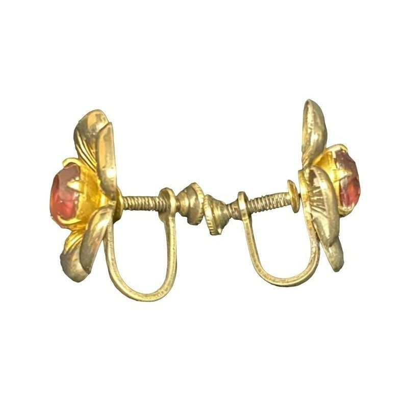 Other Vintage signed CM Curtman Co. 12K Gold filled Floral Brooch Size ONE SIZE - 5 Thumbnail