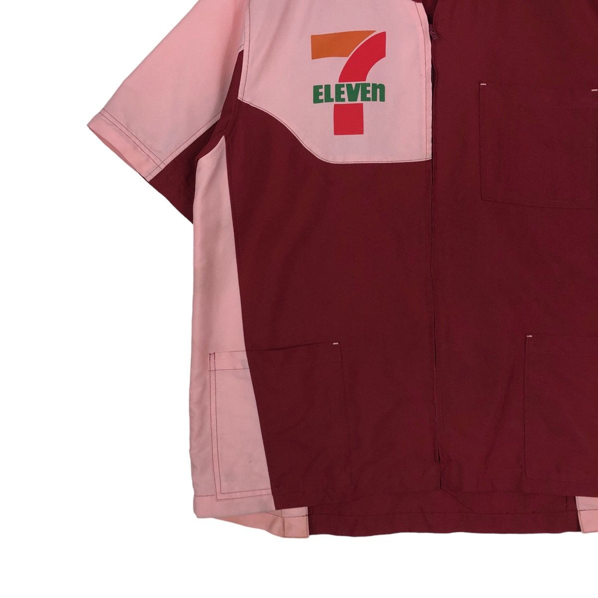 Japanese Brand 🔥Vintage Work Jacket 7-Eleven Big Logo Spell Out Size US L / EU 52-54 / 3 - 4 Thumbnail