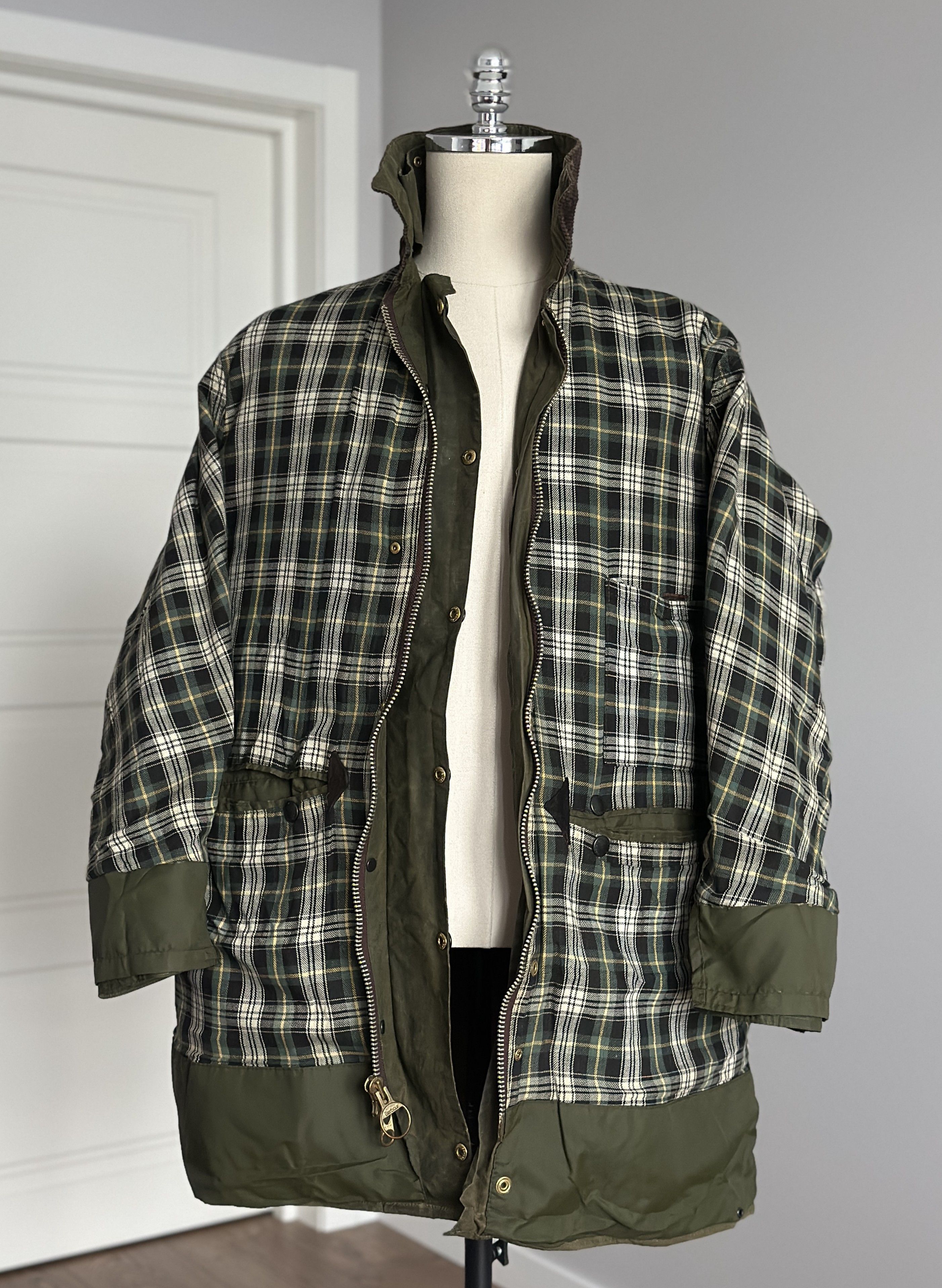 Barbour Vintage BARBOUR A200 Border Wax Jacket C40/102CM England Size US L / EU 52-54 / 3 - 15 Thumbnail