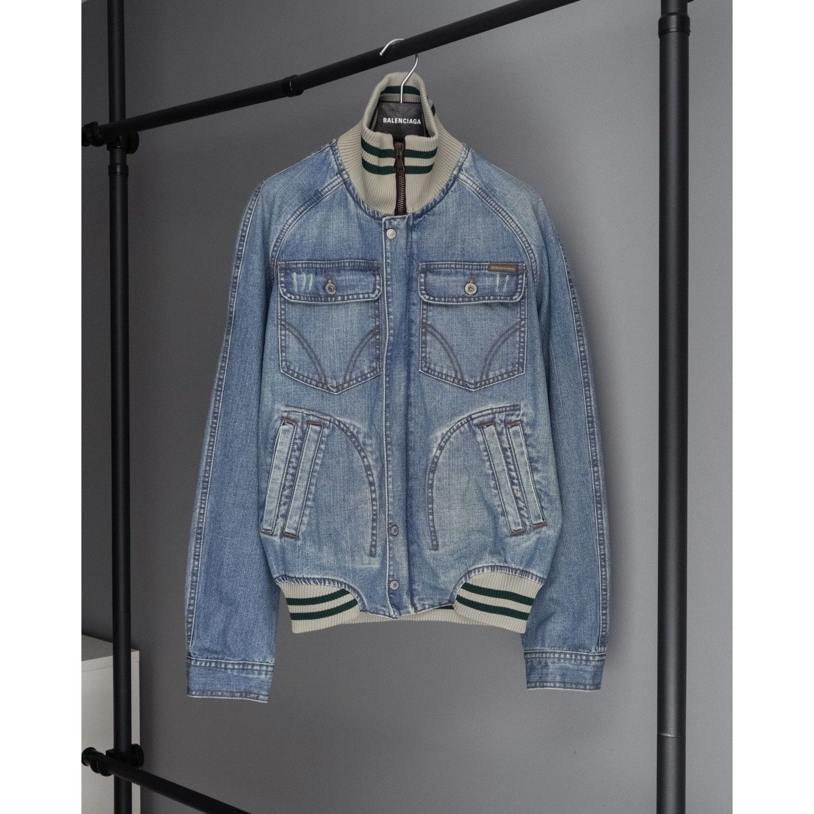 Dolce & Gabbana Vintage archive dolce gabbana big back dg logo denim jacket Size US M / EU 48-50 / 2 - 1 Thumbnail