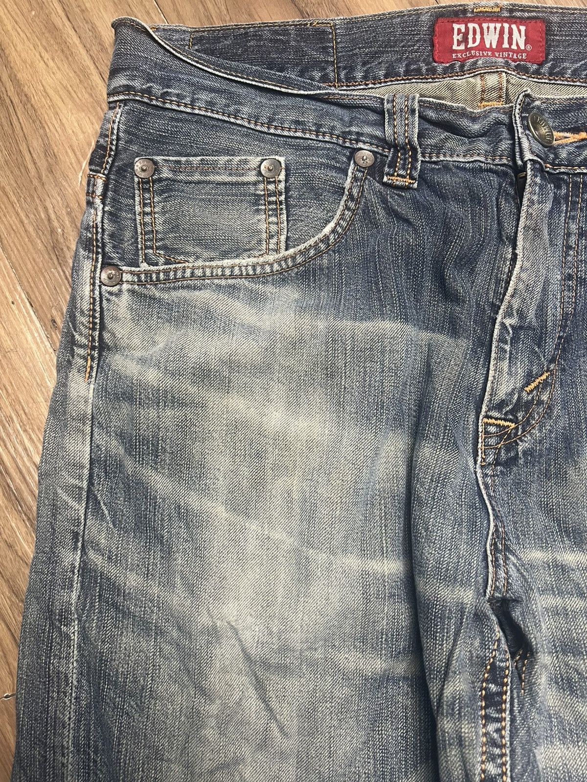 Edwin Edwin 425XV Exclusive Vtg Jeans MadeInJapan Straight Fit(43) Size US 34 / EU 50 - 3 Thumbnail