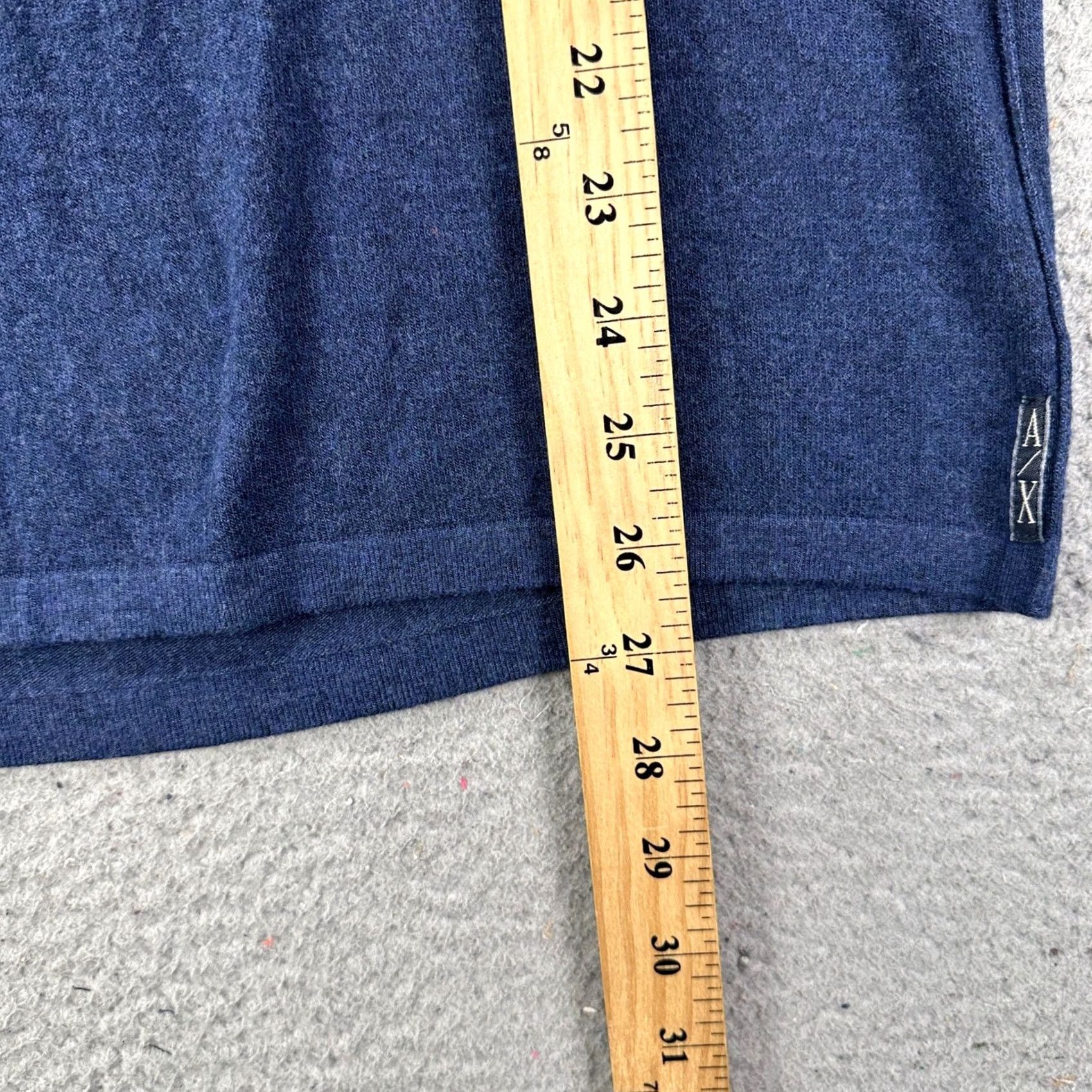 Armani Exchange Armani Exchange Sweater Polo Mens Medium Blue Long Sleeve Lightweight Stretch Size US M / EU 48-50 / 2 - 6 Thumbnail