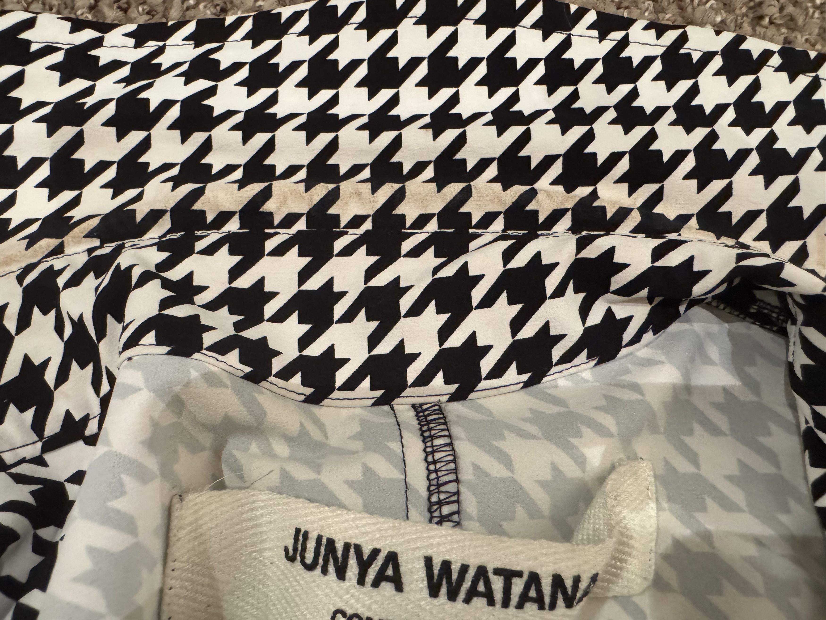 Junya Watanabe Junya Watanabe Houndstooth Short Trench (Size S) Size S / US 4 / IT 40 - 10 Thumbnail