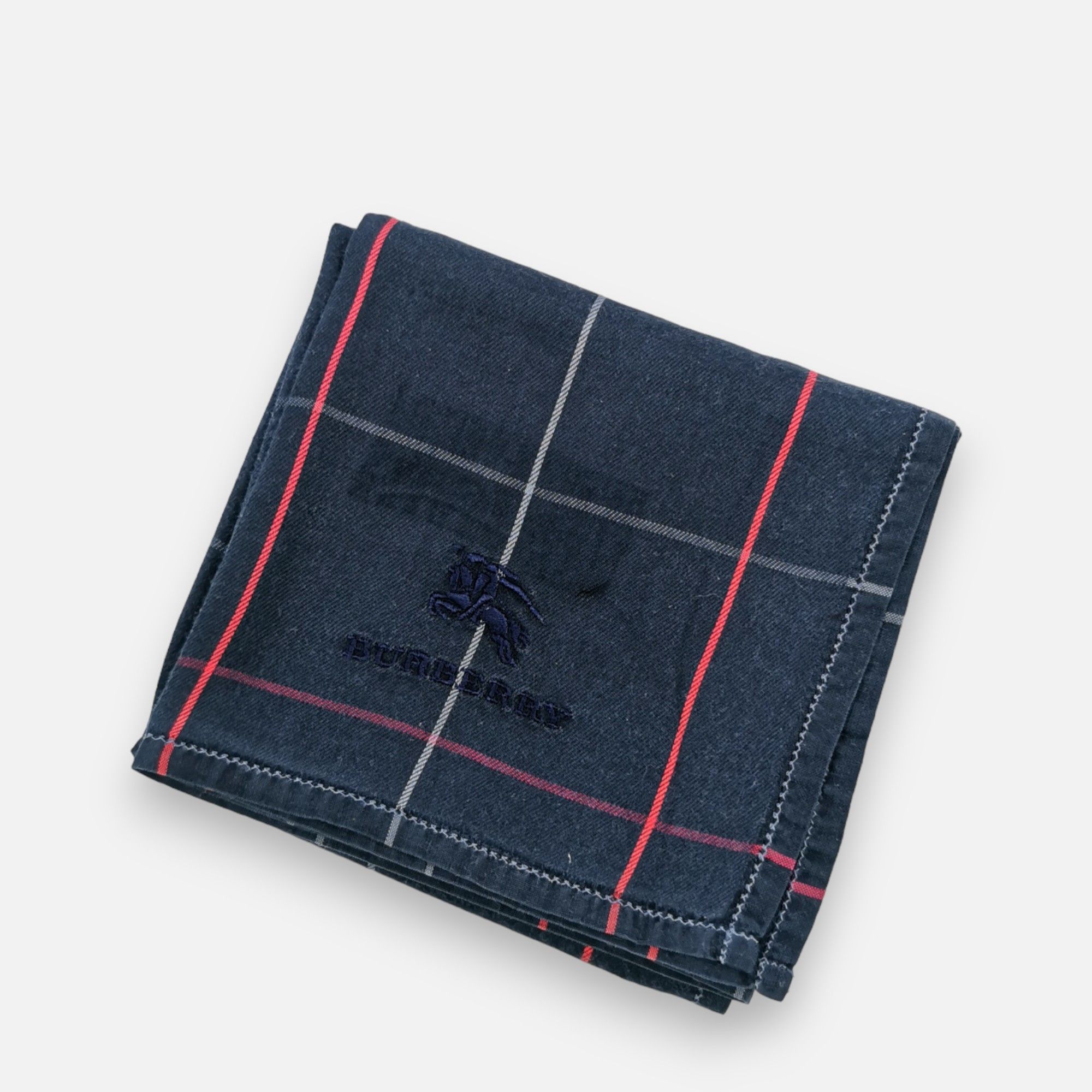 Burberry Vintage Burberry Handkerchief Pocket Square Bandana Size ONE SIZE - 2 Thumbnail