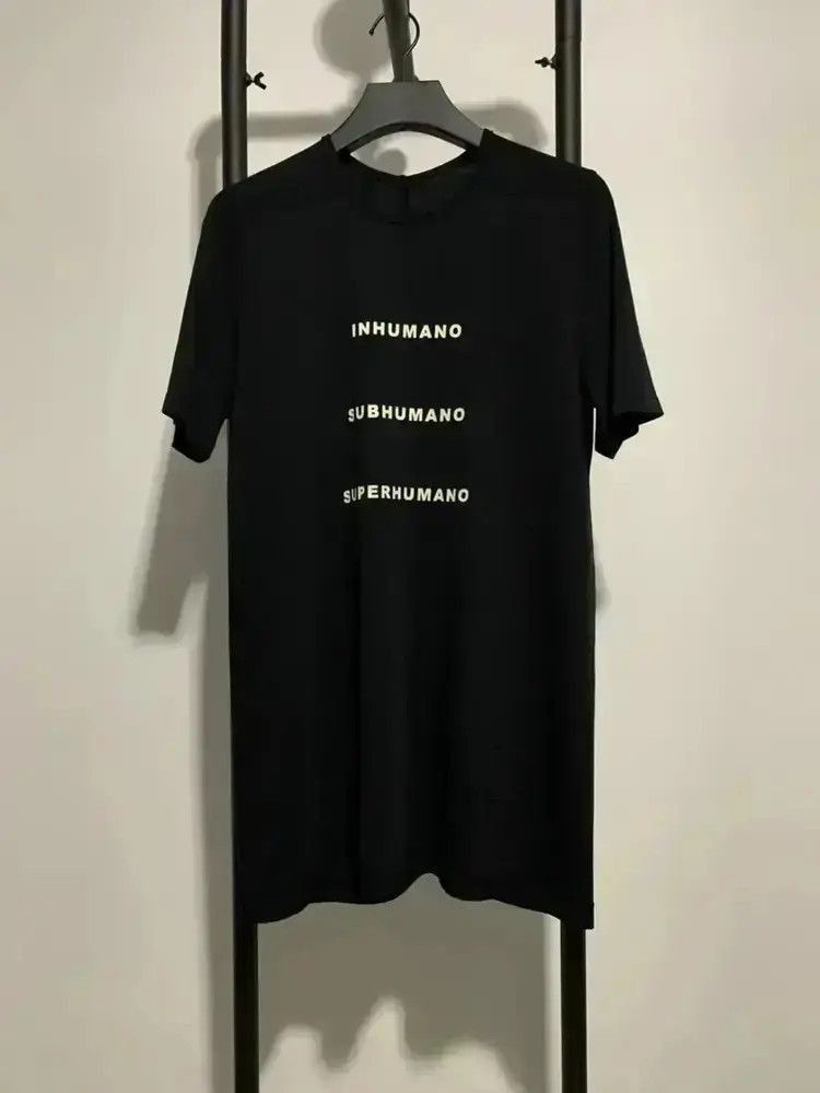 Rick Owens Rick Owens Drkshdw Humano Tee-2507 Size US M / EU 48-50 / 2 - 1 Thumbnail