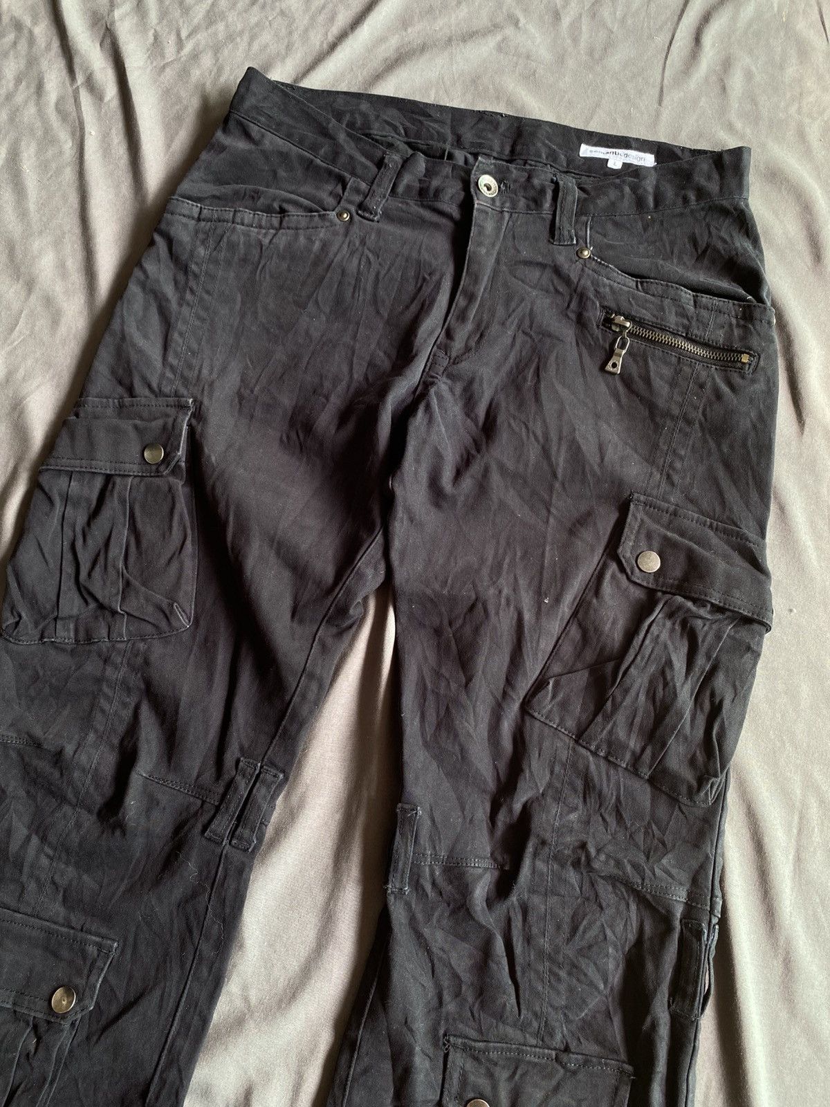 semanticdesign Semanticdesign Flareed Multi Pocket Pants Size US 31 - 4 Thumbnail