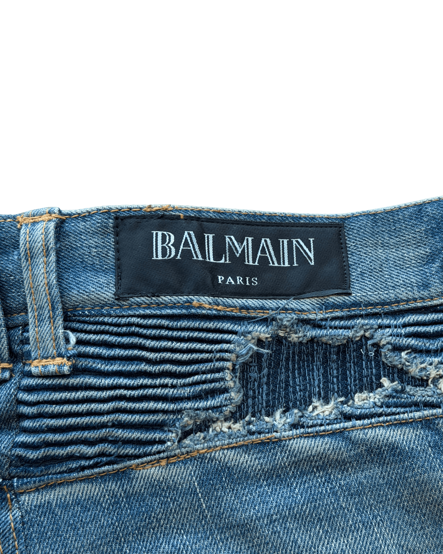 Balmain Balmain FW13 Destroyed Moto Biker Jeans Size US 32 / EU 48 - 9 Thumbnail