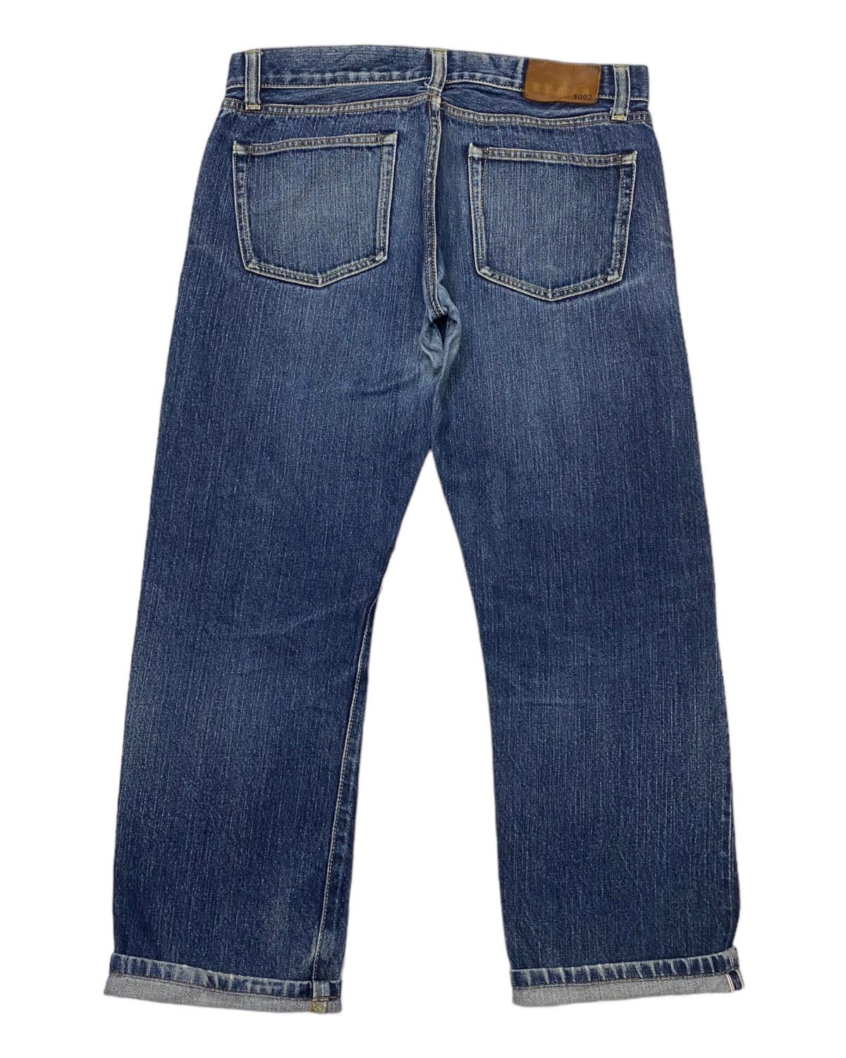 Uniqlo 🔥UNIQLO JAPAN BAGGY SELVEDGE REDLINE DISTRESSED DENIM JEANS Size US 34 / EU 50 - 6 Thumbnail