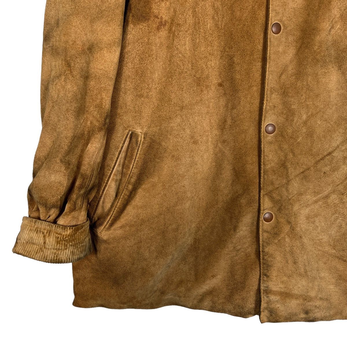 Banana Republic 🔥 VINTAGE BANANA REPUBLIC LEATHER JACKET Size US XL / EU 56 / 4 - 4 Thumbnail