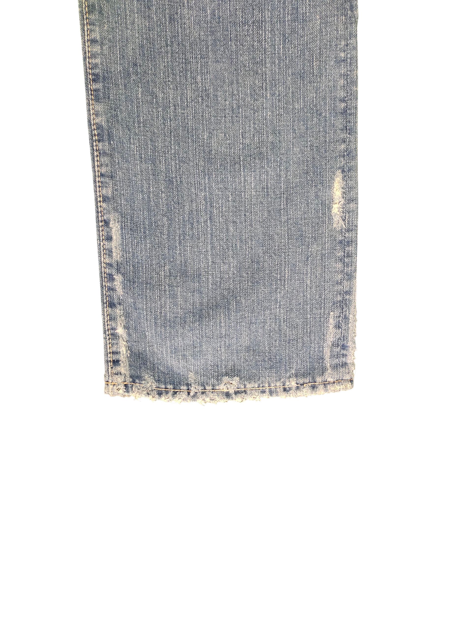 Kapital Vintage 45rpm Japan Clawmark Distress Denim Jeans Size US 30 / EU 46 - 5 Thumbnail