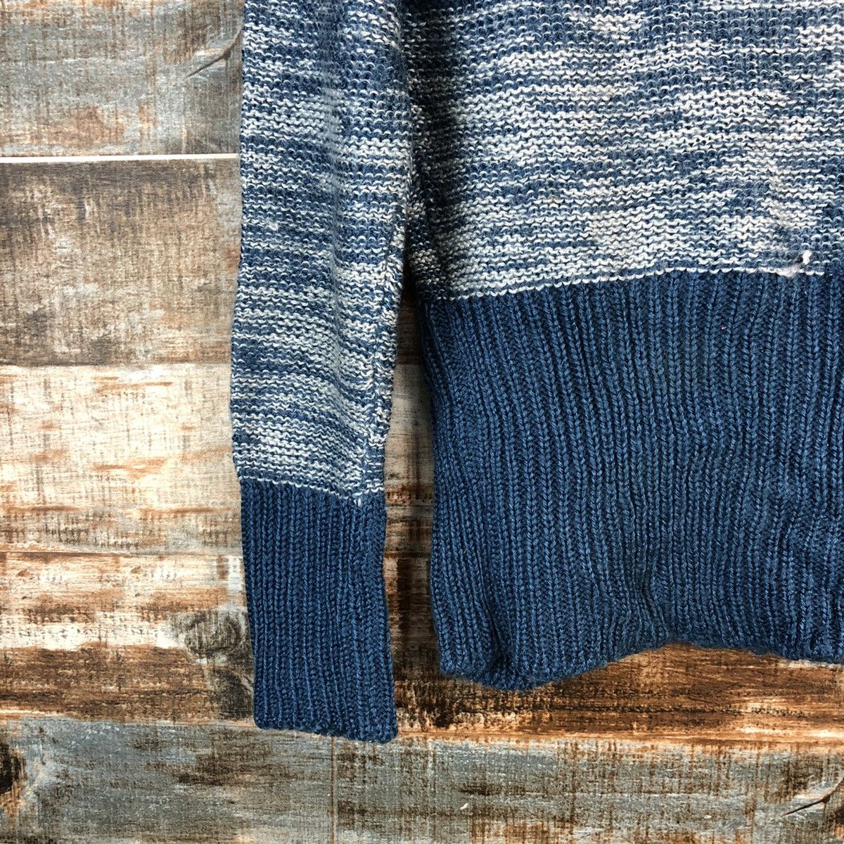 Homespun Knitwear × Japanese Brand Poly Achul Blue Knitwear #A2407 Size M / US 6-8 / IT 42-44 - 14 Thumbnail