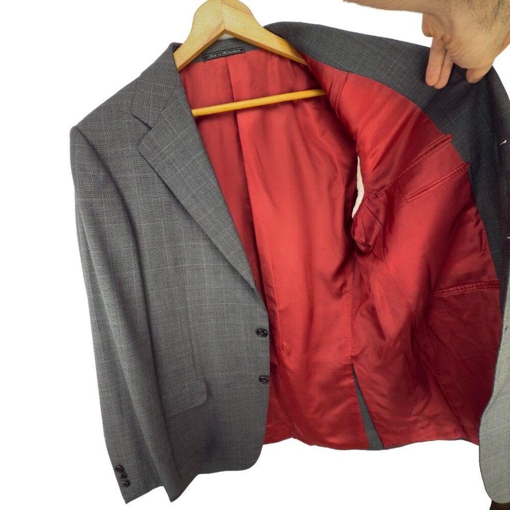 Ermenegildo Zegna ERMENEGILDO ZEGNA Trofeo 3 Button Front Blazer Jacket Sz 50R Size 50R - 4 Thumbnail