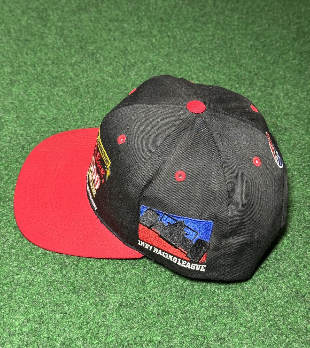 Vintage Vtg 90s Indy Racing Texas Motor Speedway 500 Snapback Hat Size ONE SIZE - 4 Thumbnail