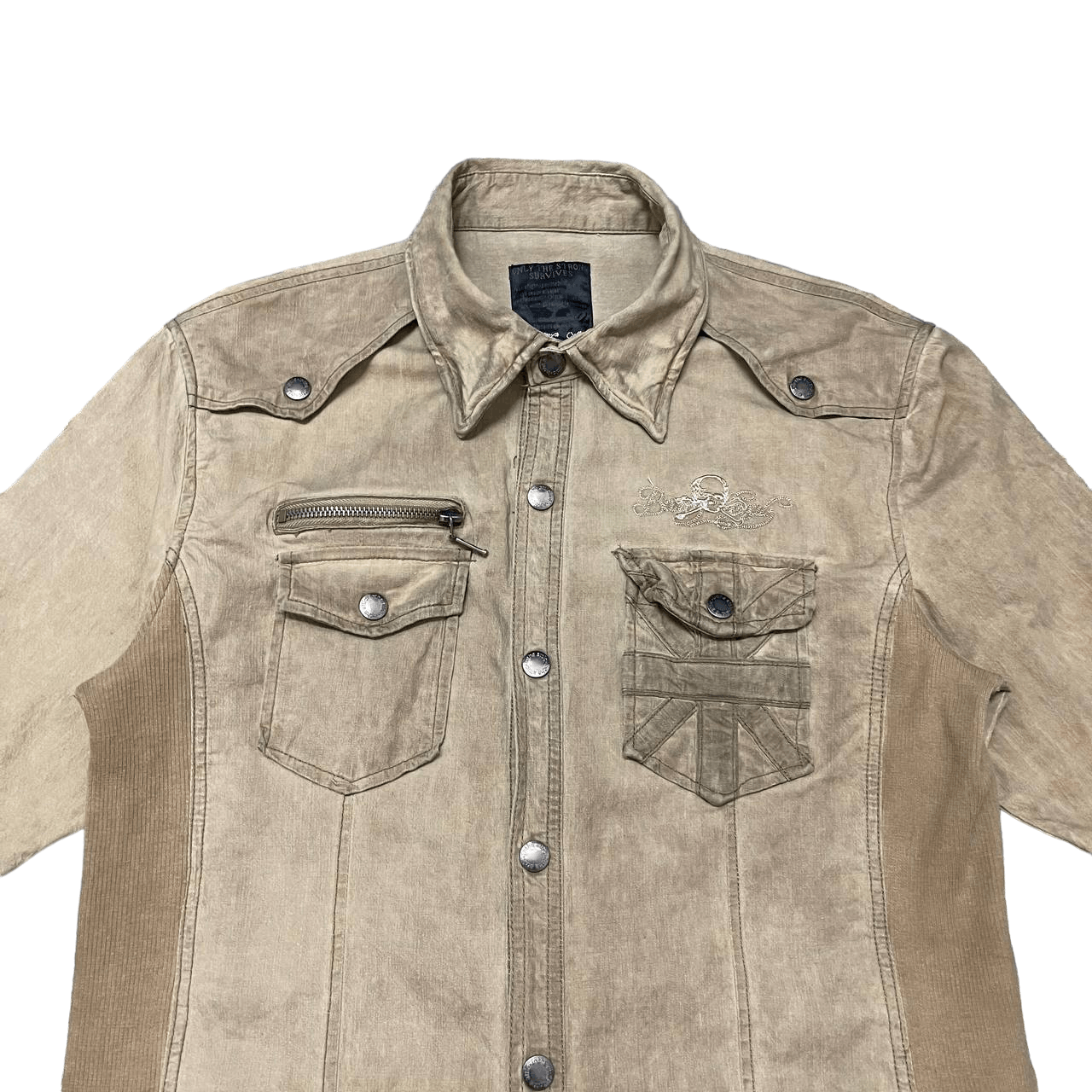 In The Attic Vintage In The Attic Skulls Embroidery Short Sleeve Jacket Size US L / EU 52-54 / 3 - 2 Thumbnail