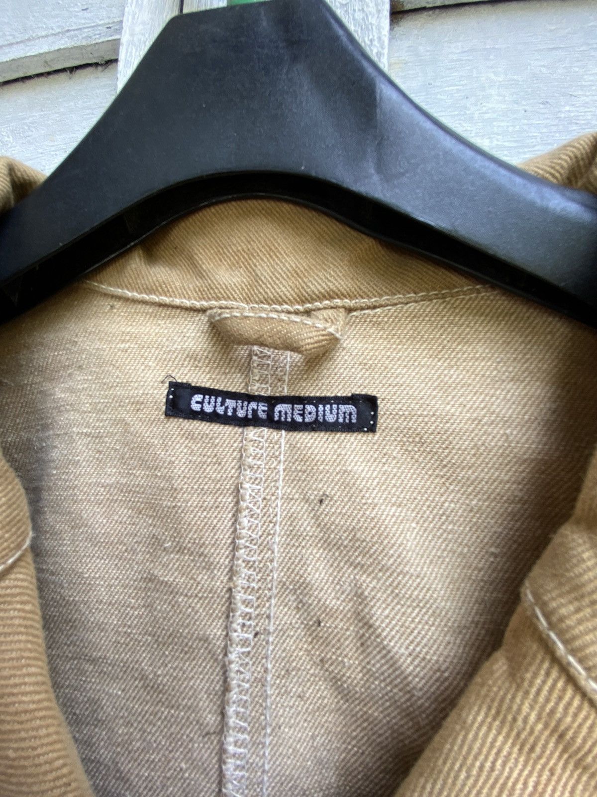 Japanese Brand Culture Medium Stain Wash Minimalist Denim Jacket Size US S / EU 44-46 / 1 - 9 Thumbnail