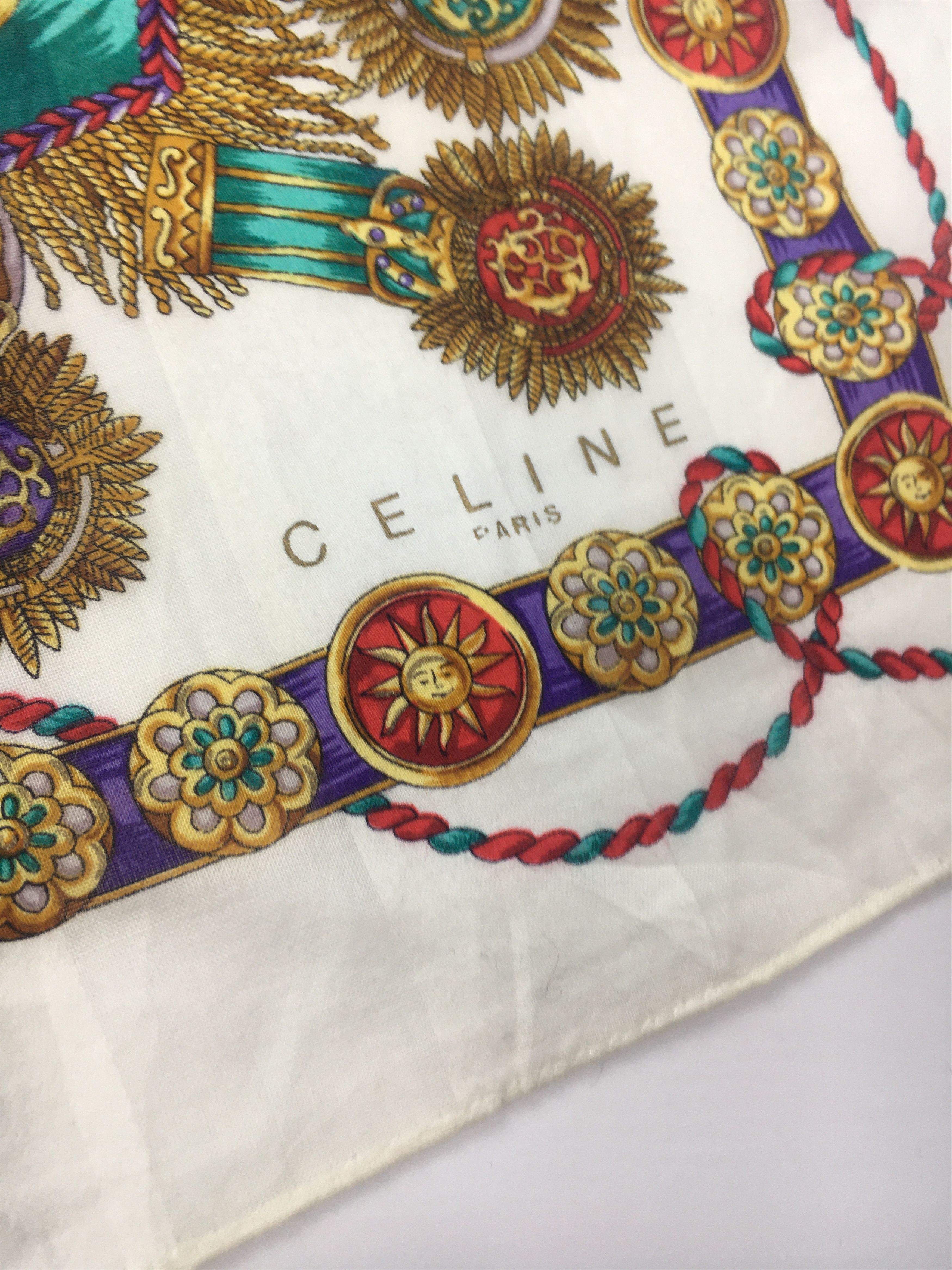 Celine Celine Handkerchief / Bandana / Neckerchief HKC0139 Size ONE SIZE - 4 Thumbnail