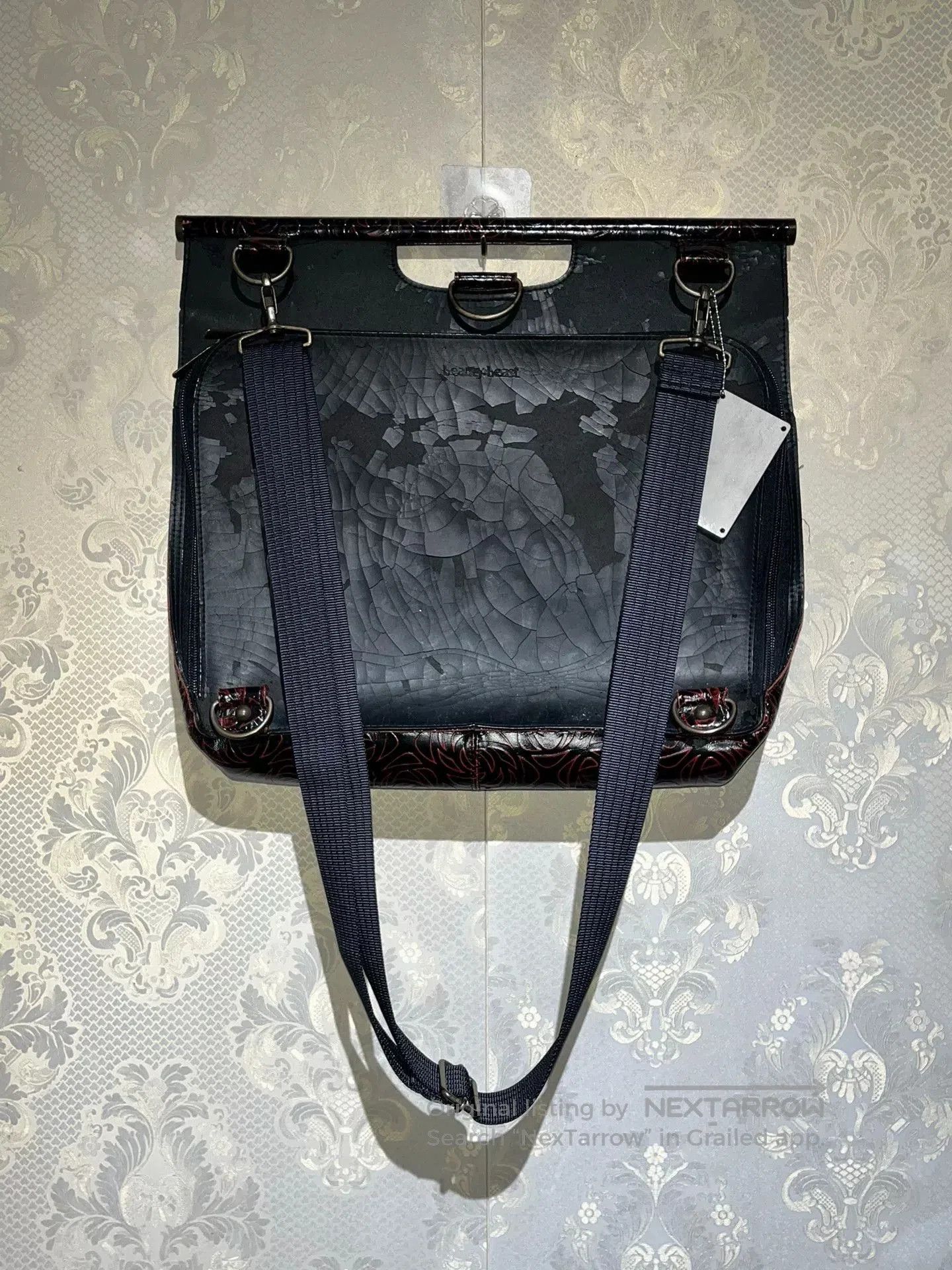 Beauty Beast beauty beast shoulder bag with intricate design. Size ONE SIZE - 5 Thumbnail