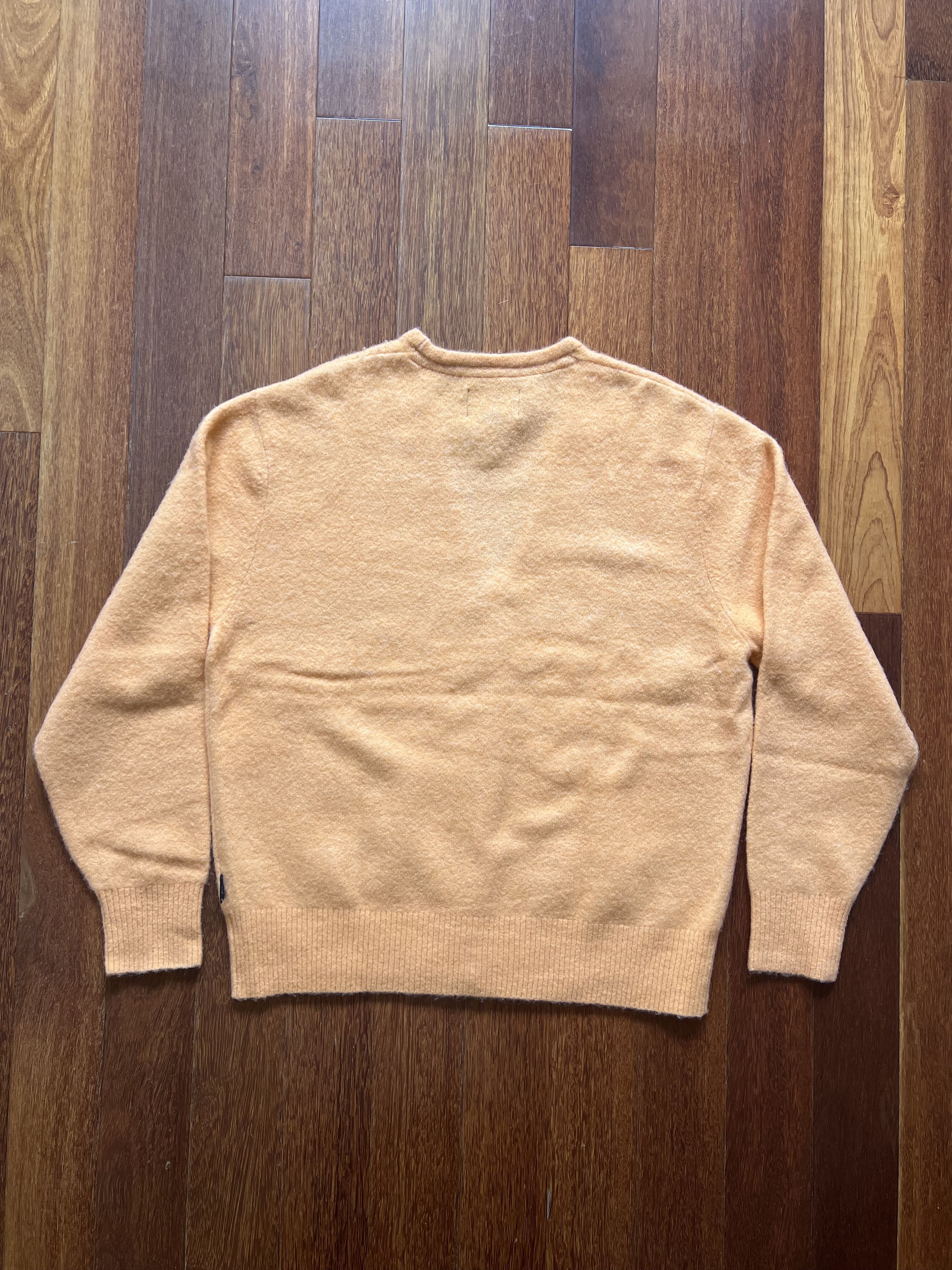 Stussy 💚 Stussy Brushed Cardigan Peach Medium NEW Size US M / EU 48-50 / 2 - 2 Thumbnail