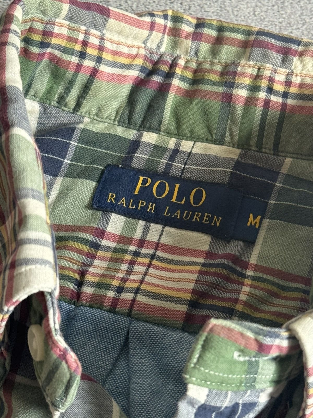 Polo Ralph Lauren Polo Ralph Lauren M chekered button up flannel over shirt Size US M / EU 48-50 / 2 - 5 Thumbnail