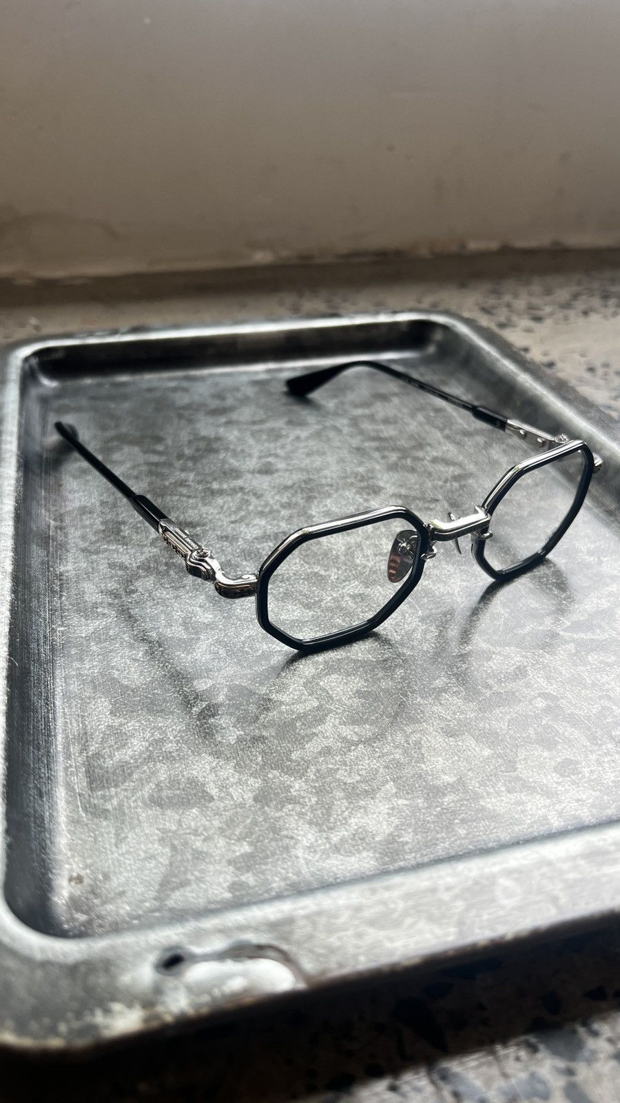 Chrome Hearts Chrome Hearts TATTERS BLACK/SILVER Glasses Size ONE SIZE - 10 Thumbnail
