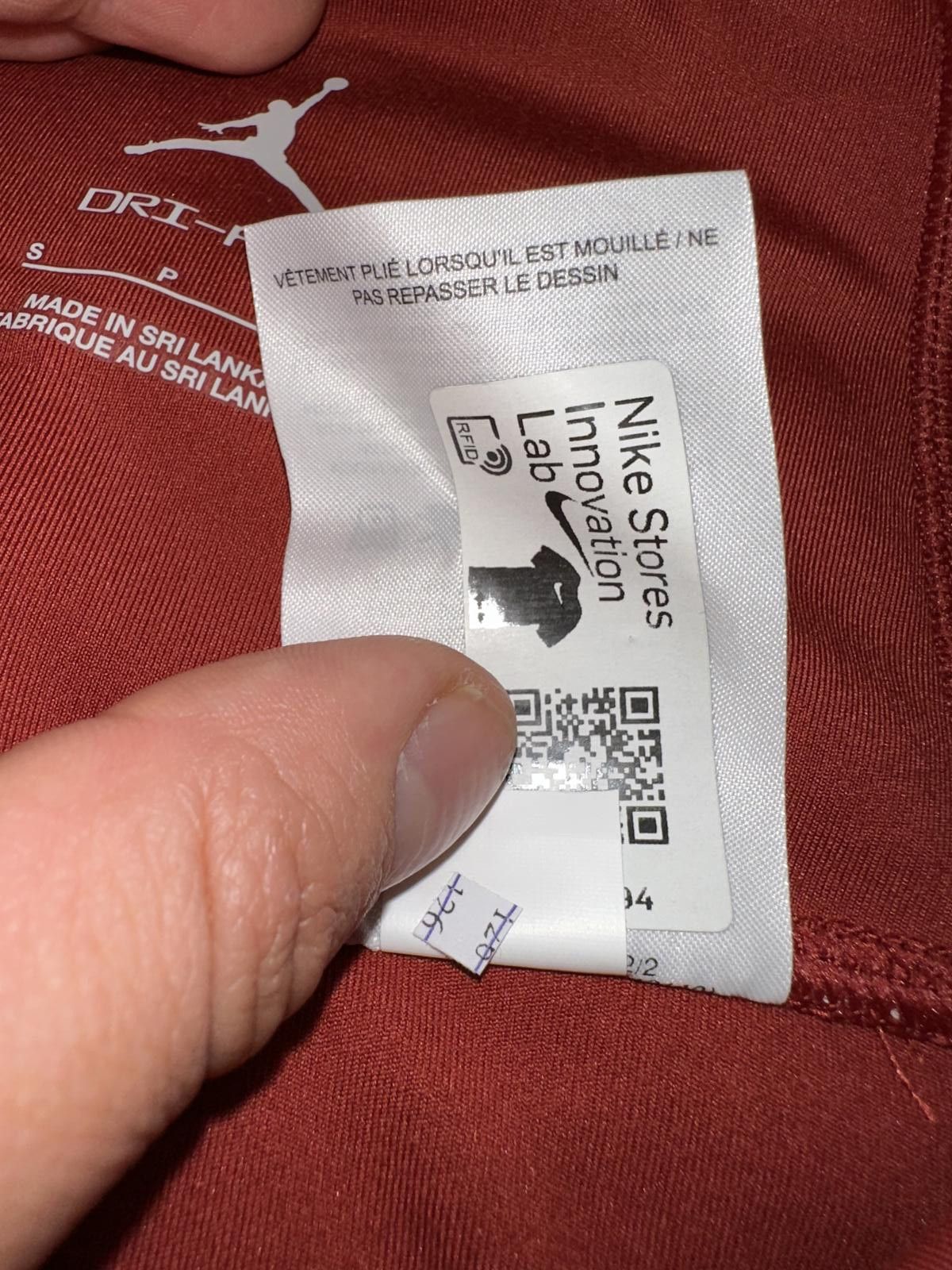 Designer Nike Women's Air Jordan Sport High-Waisted 7" Bike Shorts Sample Size 28" / US 6 / IT 42 - 9 Thumbnail