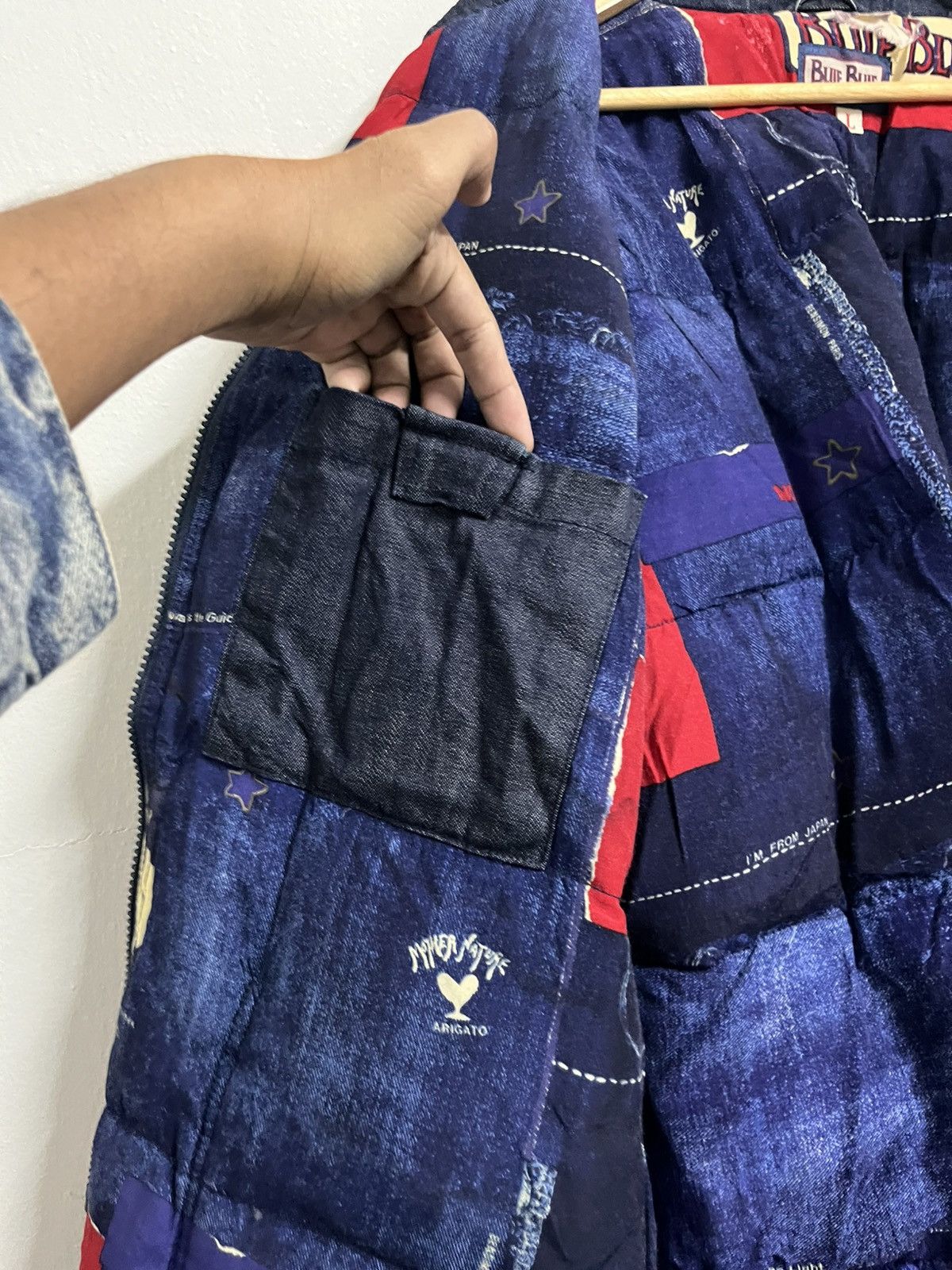 Blue Blue Japan 💥COLLECTORS ITEM💥BLUE BLUE JAPAN X HR MARKET INDIGO DENIM Size US L / EU 52-54 / 3 - 20 Thumbnail