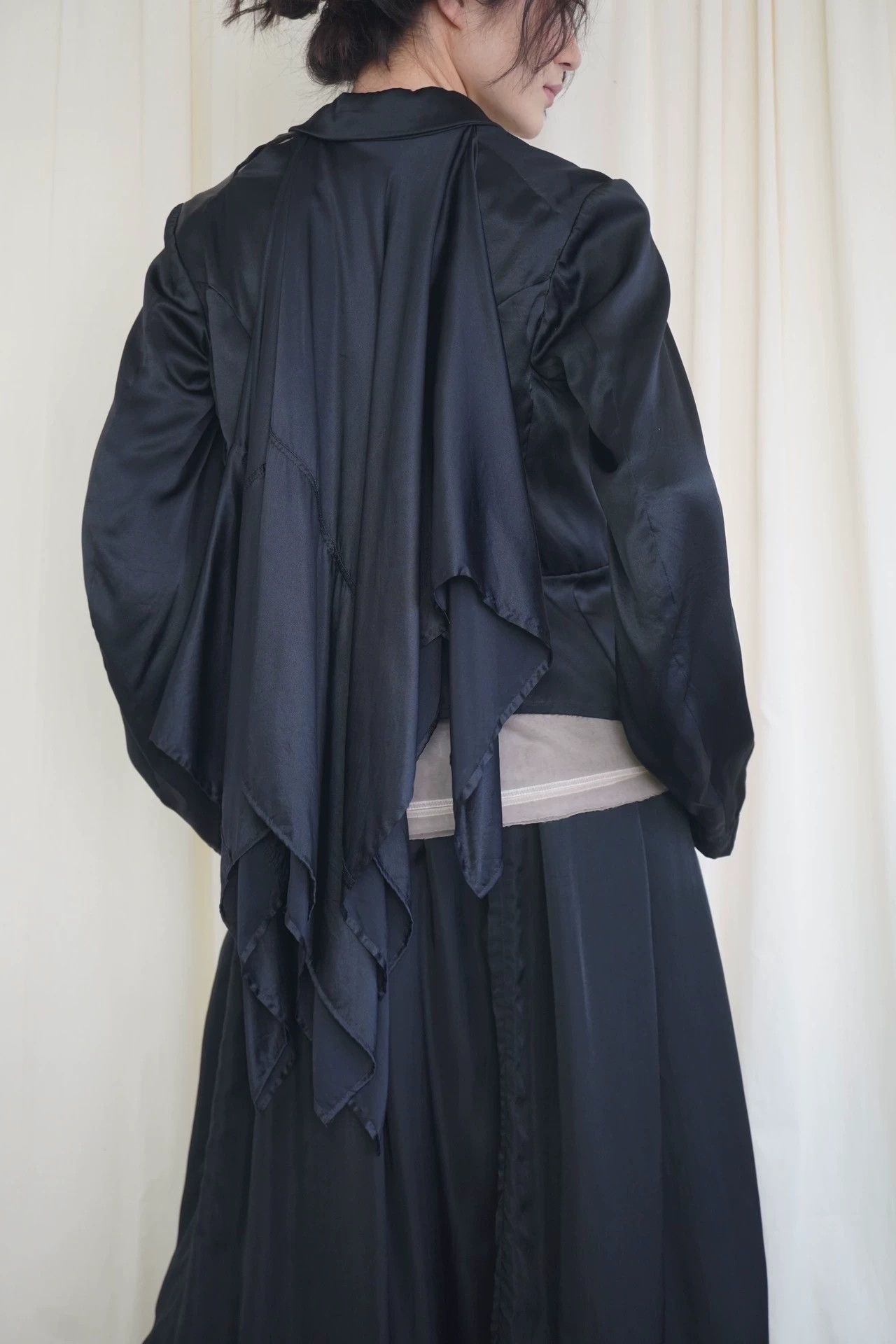 Comme des Garcons COMME des GARCONS Silk Scarf Jacket 2004SS Gold Label Size M / US 6-8 / IT 42-44 - 9 Thumbnail