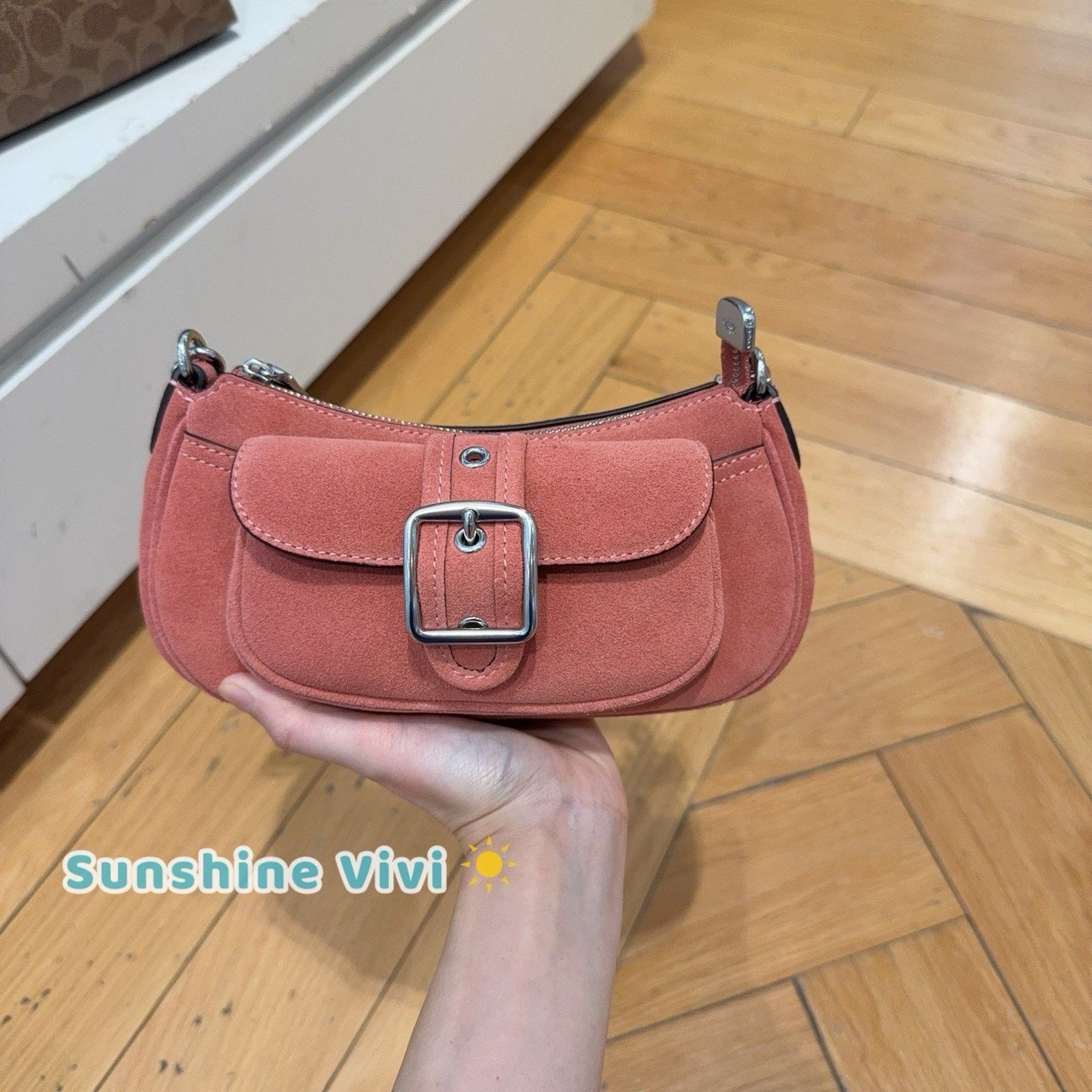 Coach NWT Coach Ashton Mini Shoulder Bag pink Leather CDB12 Size ONE SIZE - 2 Thumbnail
