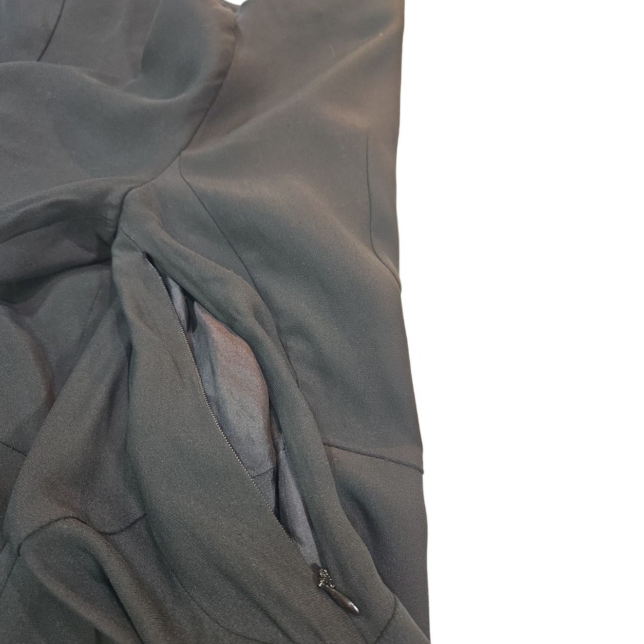 Shipley & Halmos Shipley & Halmos | Black, 100% Silk, Cowl Neck Dress | 6 Size M / US 6-8 / IT 42-44 - 6 Thumbnail