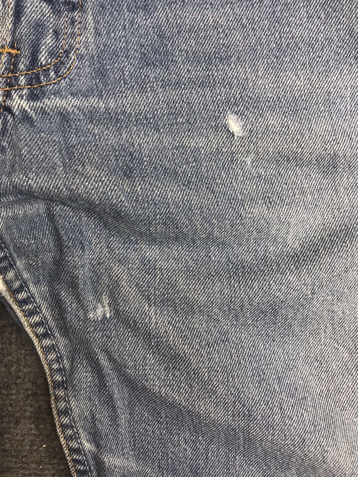 Levi's Vintage Levis 501 Light Wash Distressed Jeans Size US 35 - 9 Thumbnail