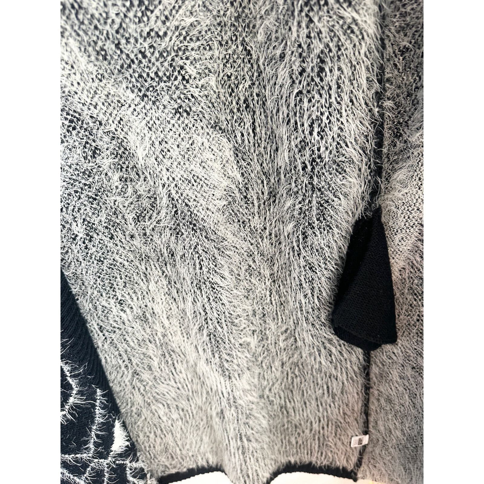 Other Abstract Art to Wear Fuzzy Lagenlook Duster Size XL / US 12-14 / IT 48-50 - 7 Thumbnail