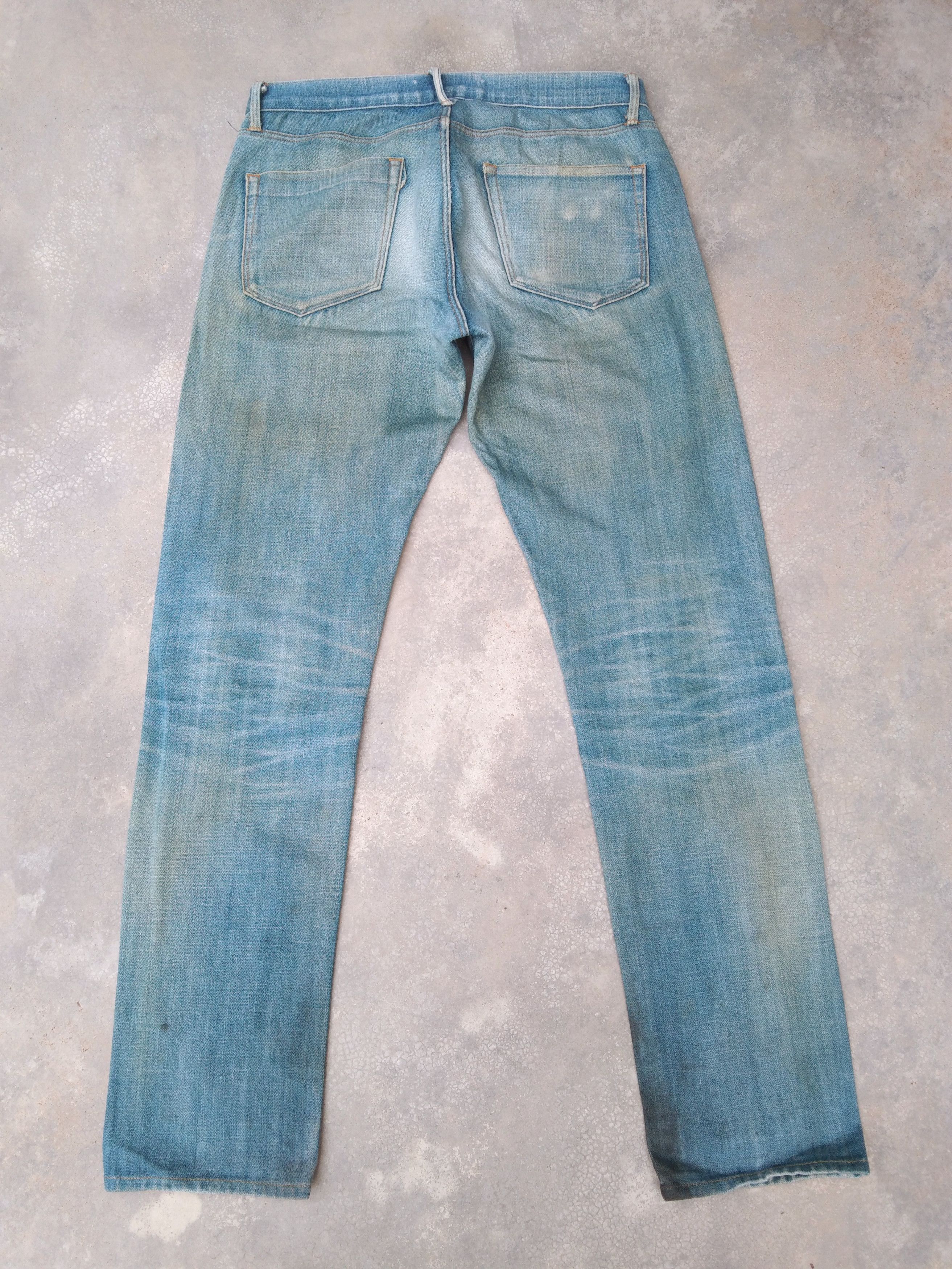 3x1 Vintage Japan 3 X 1 Selvedge Redline Distressed Jeans 30x30 Size US 30 / EU 46 - 2 Thumbnail