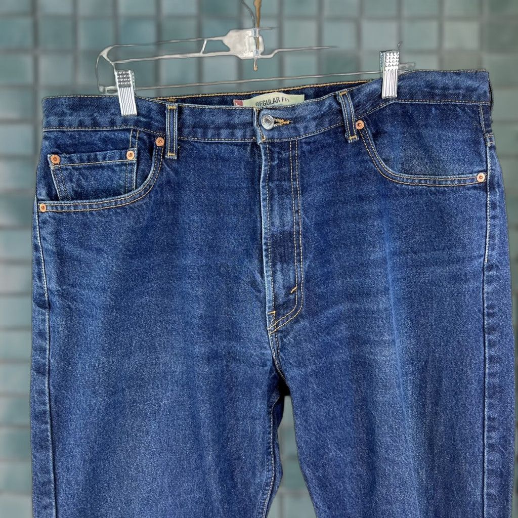 Levi's Levi's 505 Denim Jeans Mens Regular 40X32 Blue Straight 40 32 Jeans Straight Mens Blue 505 Denim Regular Fit Pants 40X32 Size US 40 / EU 56 - 1 Thumbnail