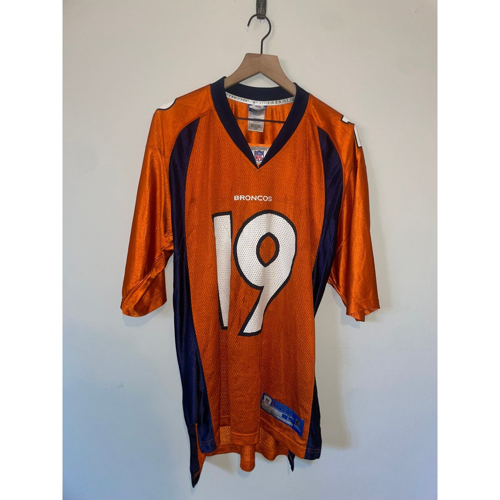 Reebok Y2K Denver Broncos NFL Eddie Royal #19 Football Jersey 2000s Size US L / EU 52-54 / 3 - 1 Thumbnail