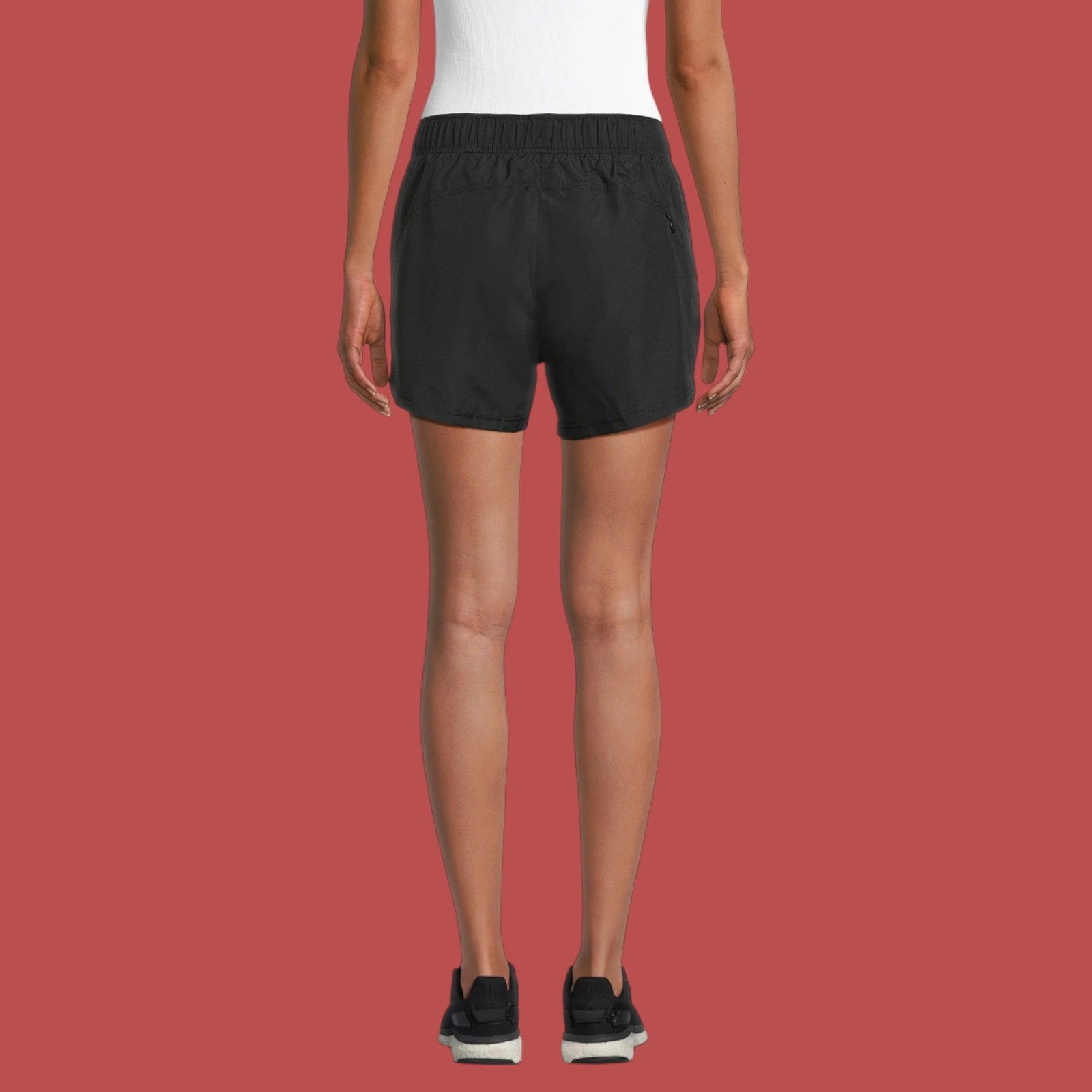 Athletic Works Athletic Works - Women's Running Short - Black - Extra Large Size 38" / US 16 / IT 52 - 2 Thumbnail