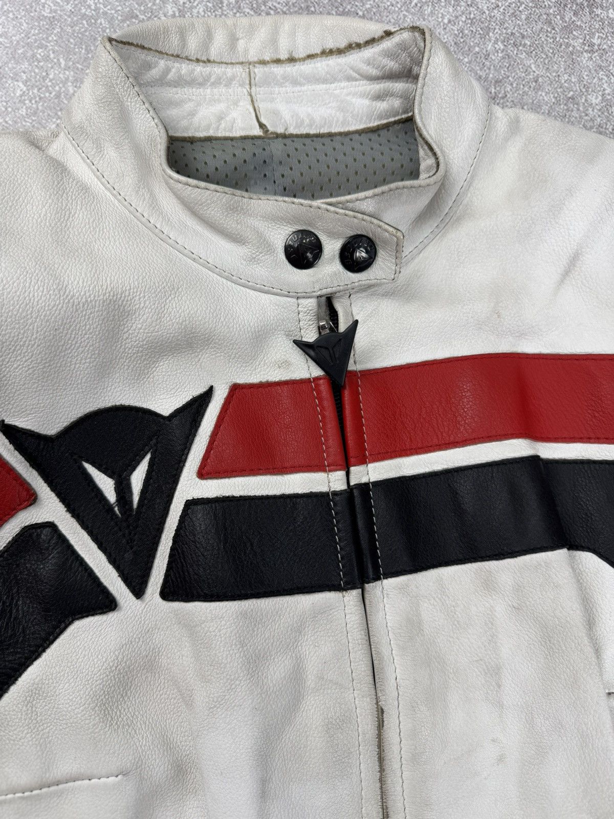 Dainese Vintage Dainese Women’s Motorcycle Biker Jacket Size 44 Size M / US 6-8 / IT 42-44 - 4 Thumbnail