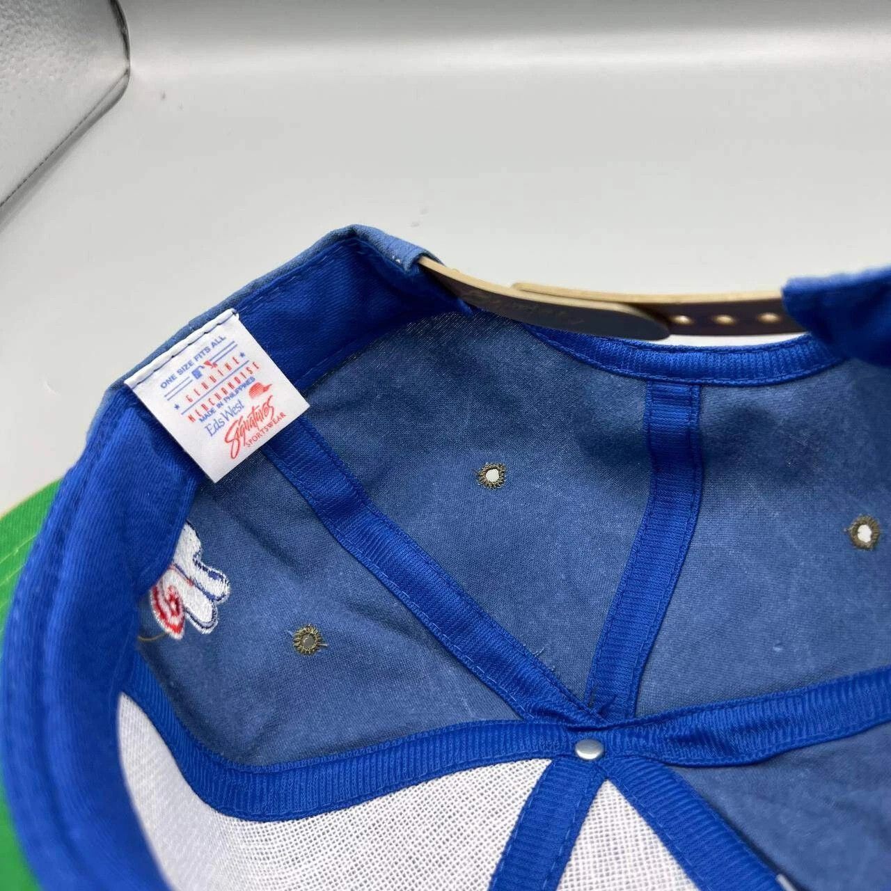 Signatures × Vintage Montreal Expos Hat Men Blue Brown Signatures MLB Snap Back Size ONE SIZE - 7 Thumbnail