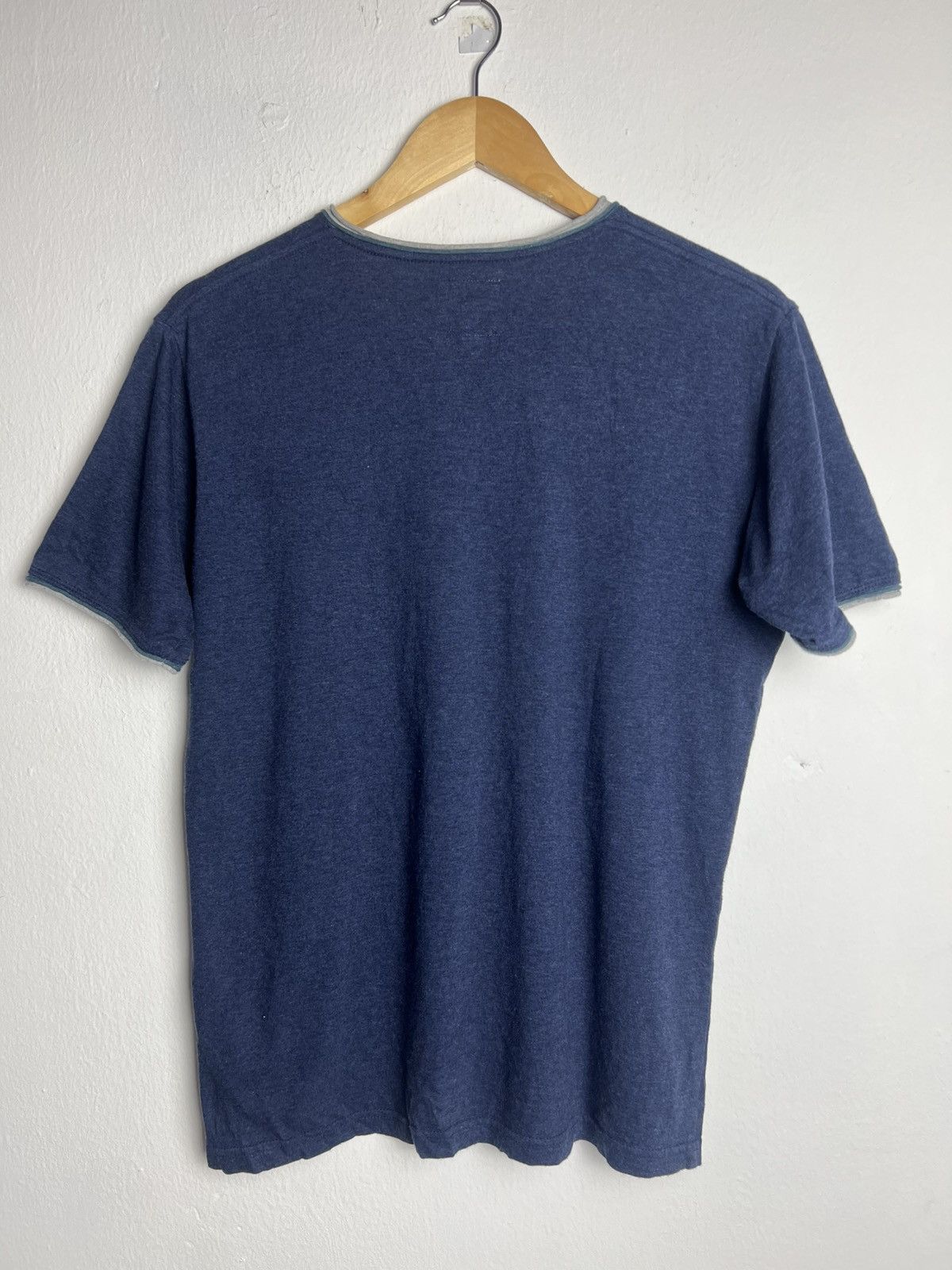 Beams Japan Beams Cut off V-Neck Japan T Shirt Size US S / EU 44-46 / 1 - 2 Thumbnail