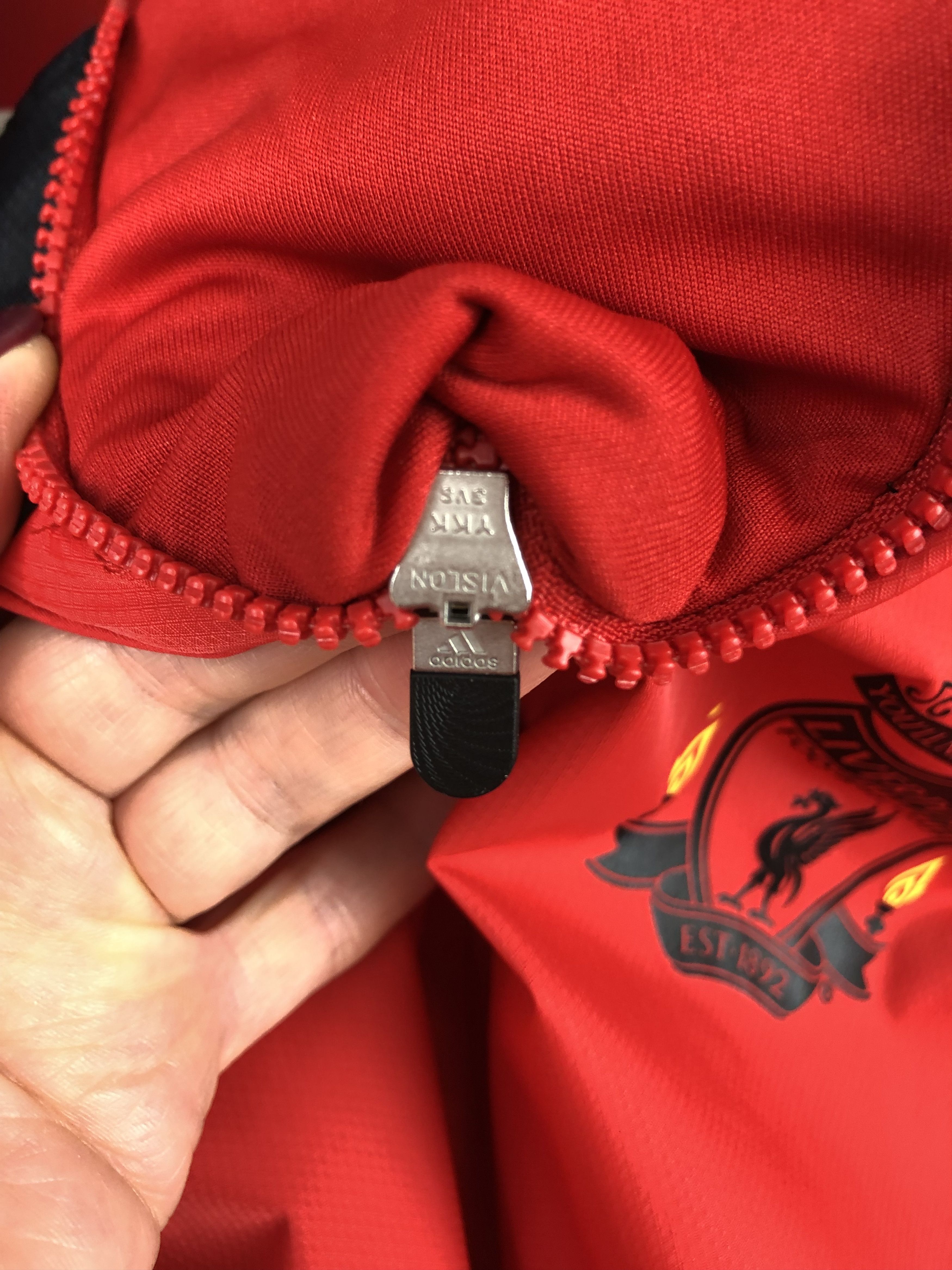 Adidas Vintage Adidas Liverpool Jacket Soccer Windbreaker Track Size US L / EU 52-54 / 3 - 5 Thumbnail