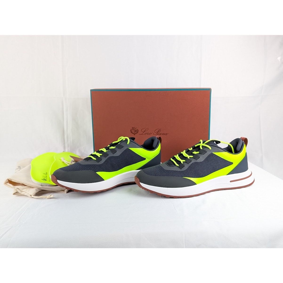 Loro Piana o1rshd1 Week_End Walk Mesh Tenis Low top Sneakers Size US 11 / EU 44 - 11 Thumbnail
