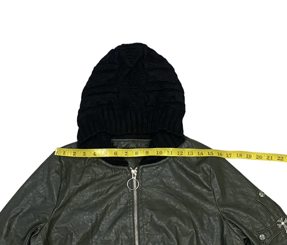 Japanese Brand Bobby Mall Mix Leather Jacket Size L / US 10 / IT 46 - 20 Thumbnail