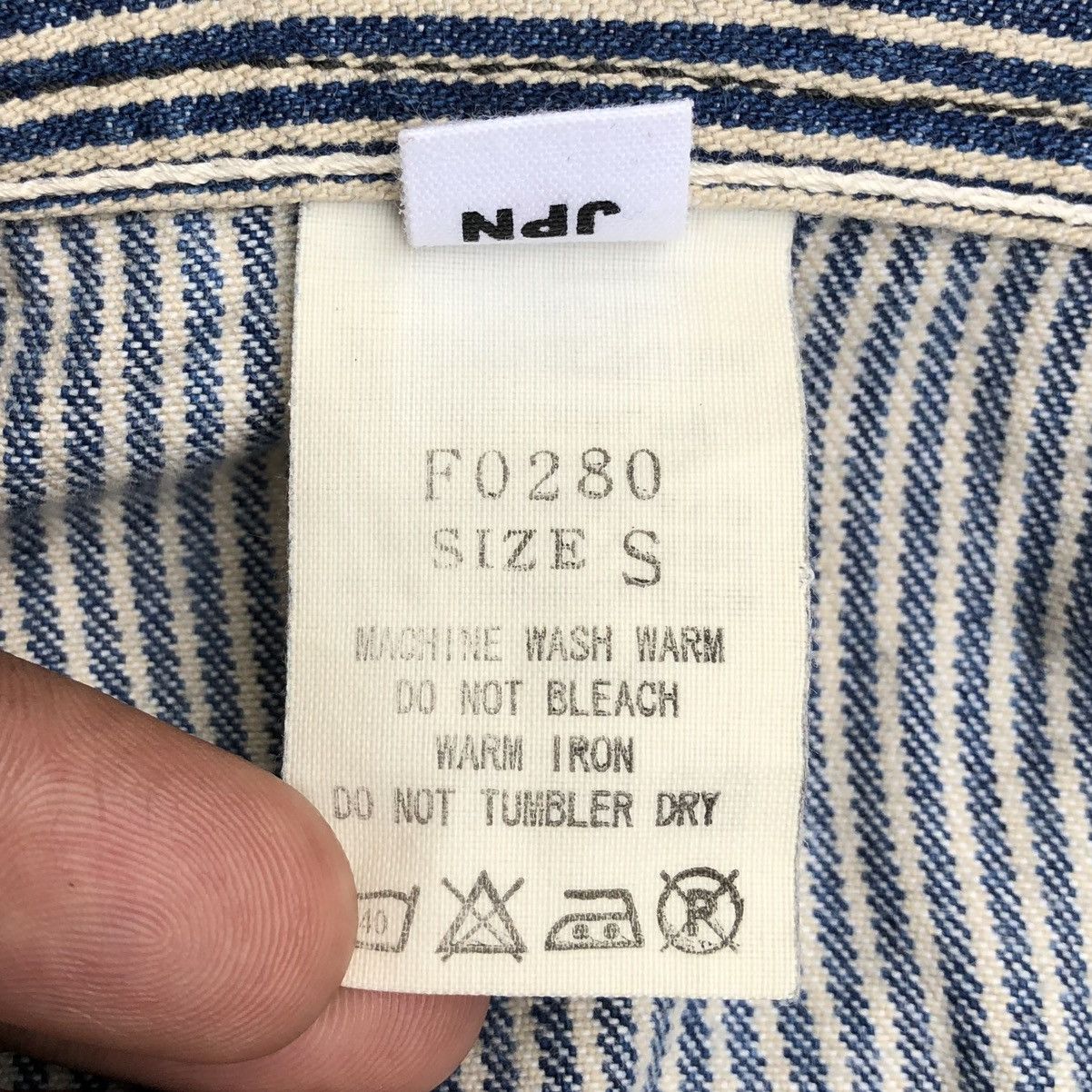 Japanese Brand Vintage TROUSERS MEN’S Striped Hikory Bush Pants Size US 32 / EU 48 - 17 Thumbnail