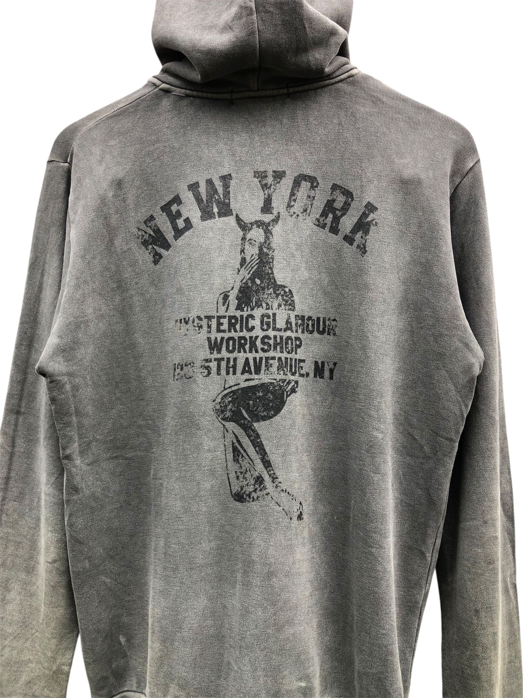 Hysteric Glamour Distressed Sunfaded Hoodie