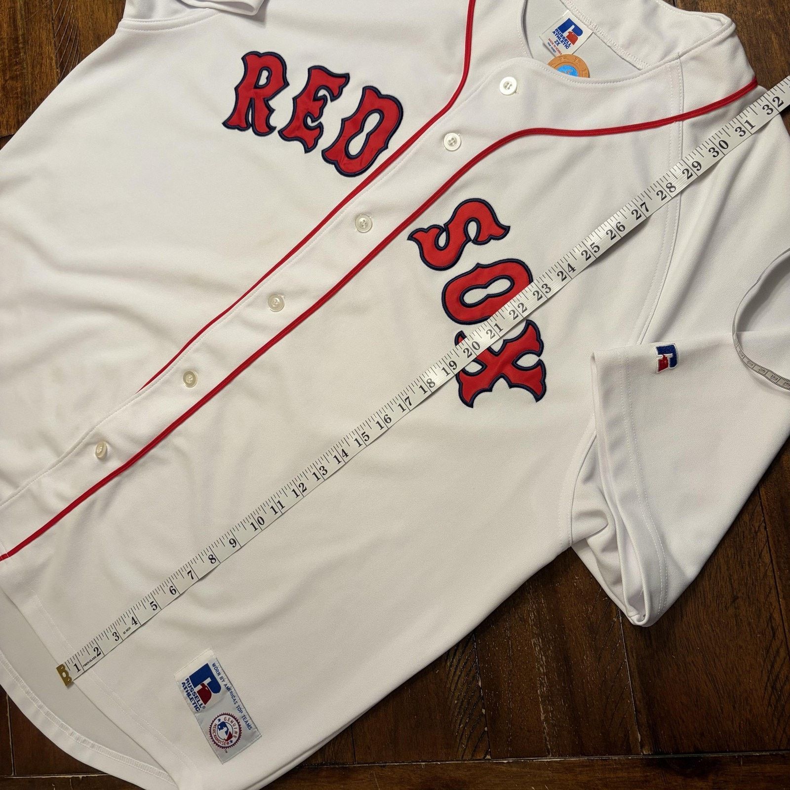 Russell Athletic Vtg Boston Red Sox Jersey Mens 2XL Russell Athletic 90s Size US XXL / EU 58 / 5 - 8 Thumbnail