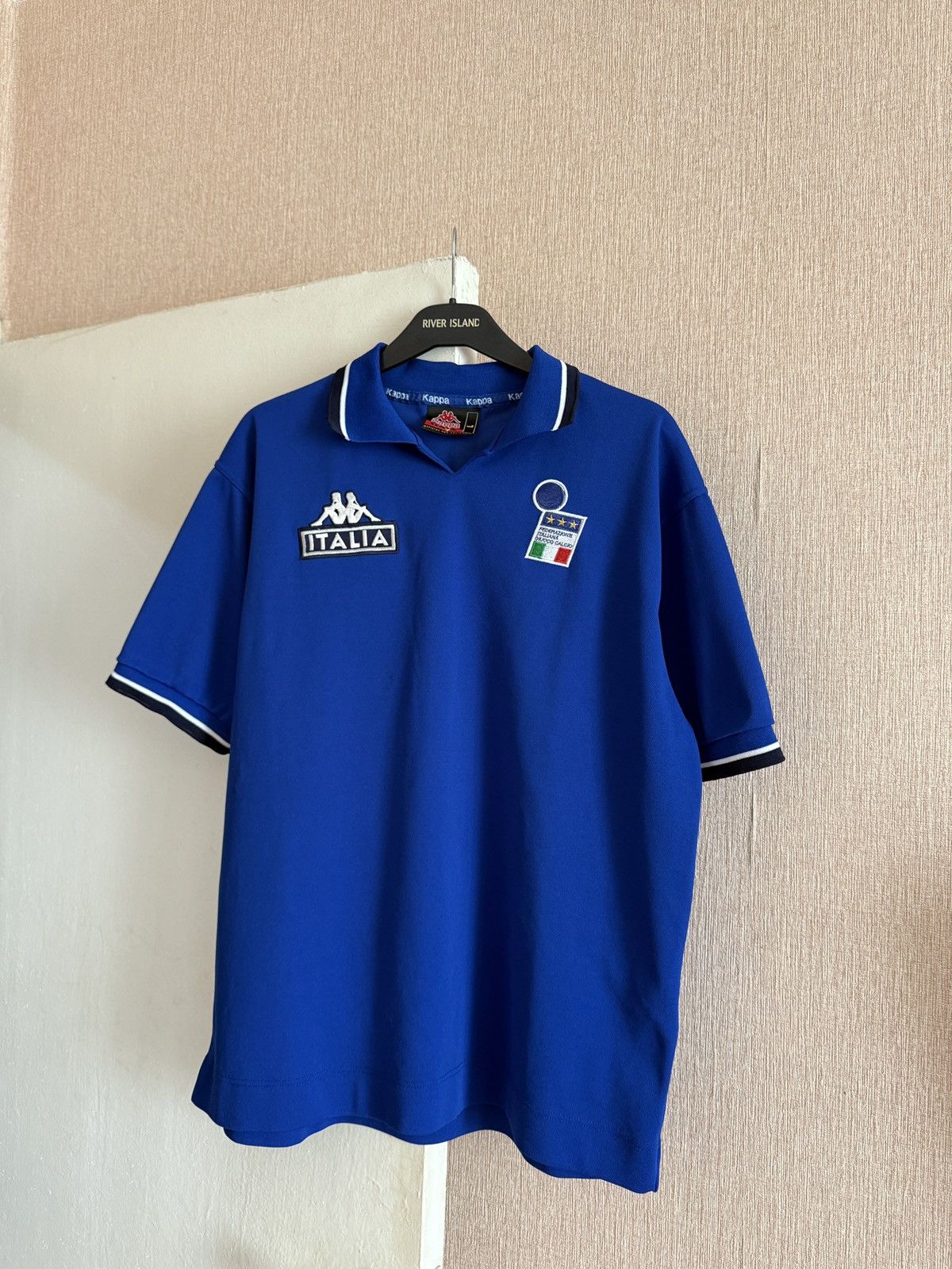Kappa Vintage ITALY 1999 2000 POLO FOOTBAL SOCCER JERSEY KAPPA Size US L / EU 52-54 / 3 - 3 Thumbnail