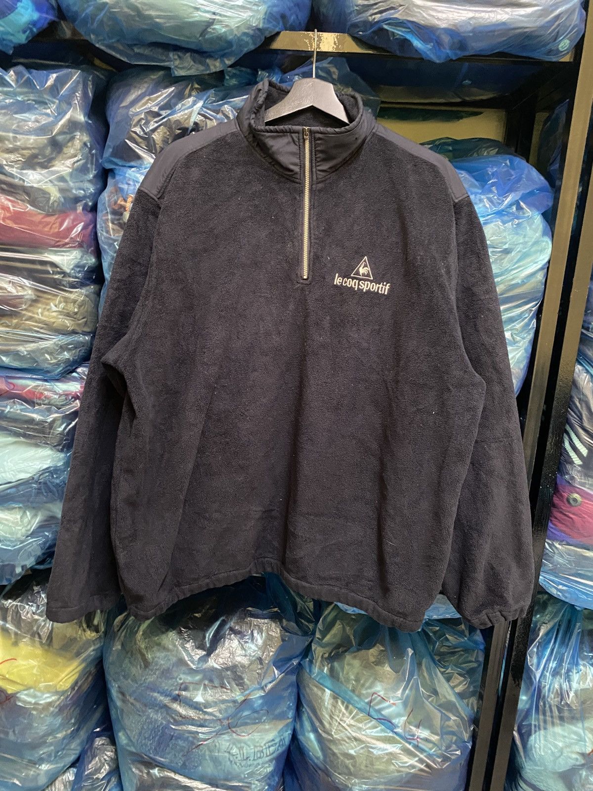 VINTAGE LE COQ SPORTIF 1/4 ZIPPER FLEECE