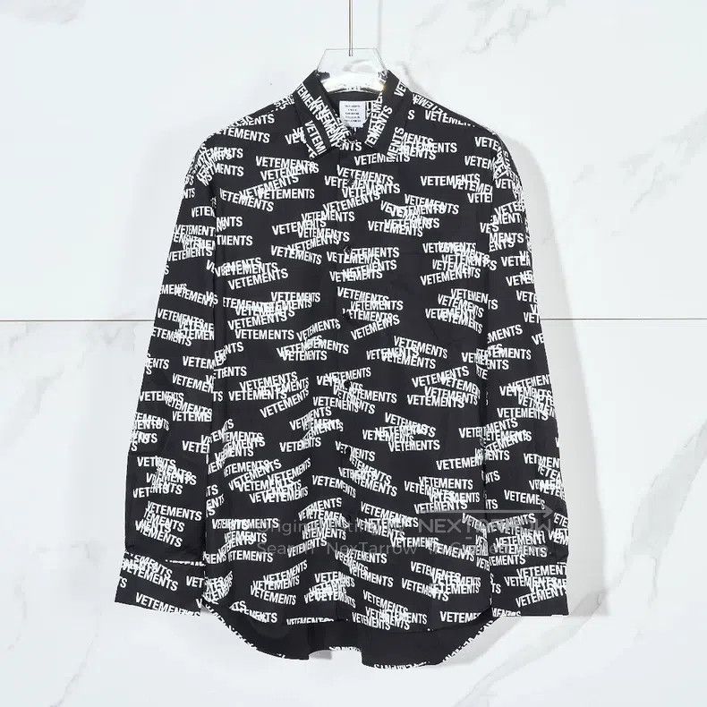 Vetements Vetements Unisex all-over print long-sleeve shirt Size US M / EU 48-50 / 2 - 3 Thumbnail